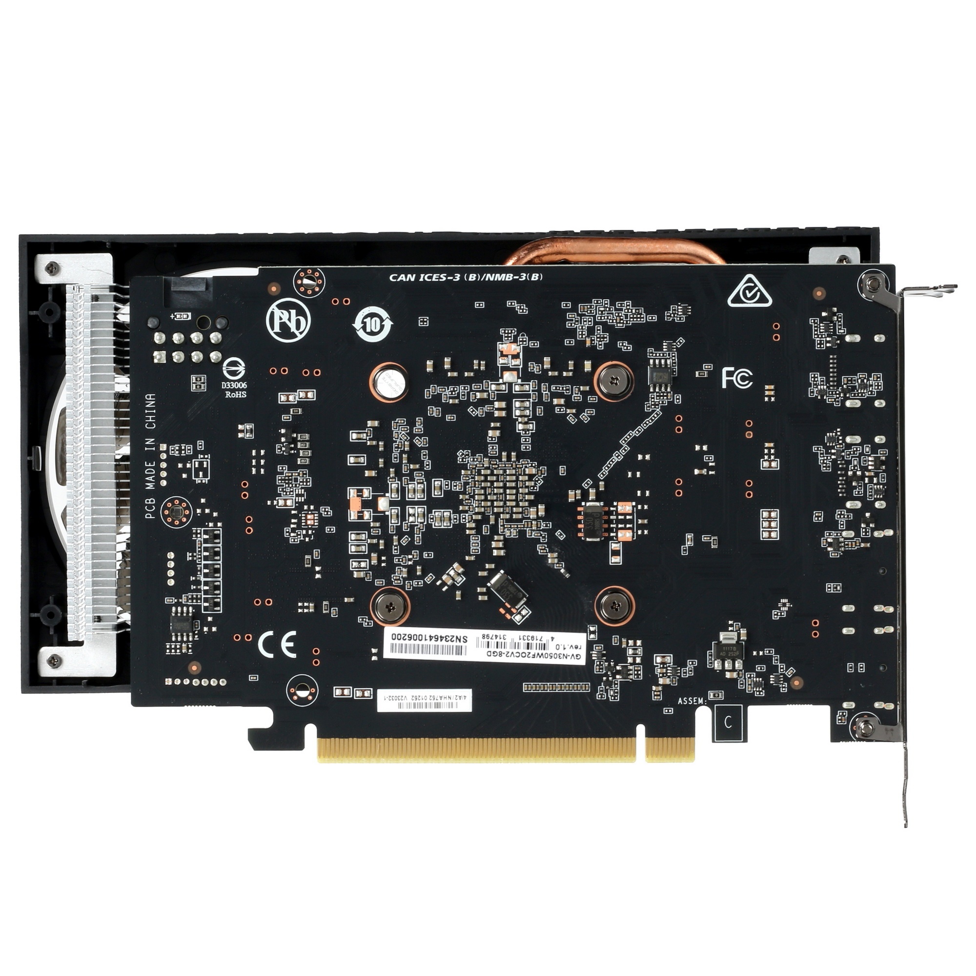 Видеокарта GIGABYTE GV-N3050WF2OCV2-8GD NVIDIA GeForce RTX3050 8Gb GDDR6 128bit 2xHDMI 2xDP