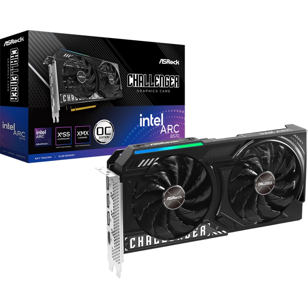 Видеокарта MAXSUN Intel Arc B570 Milestone 10G Arc B570, HDMI, 3*DP, 10G, D6
