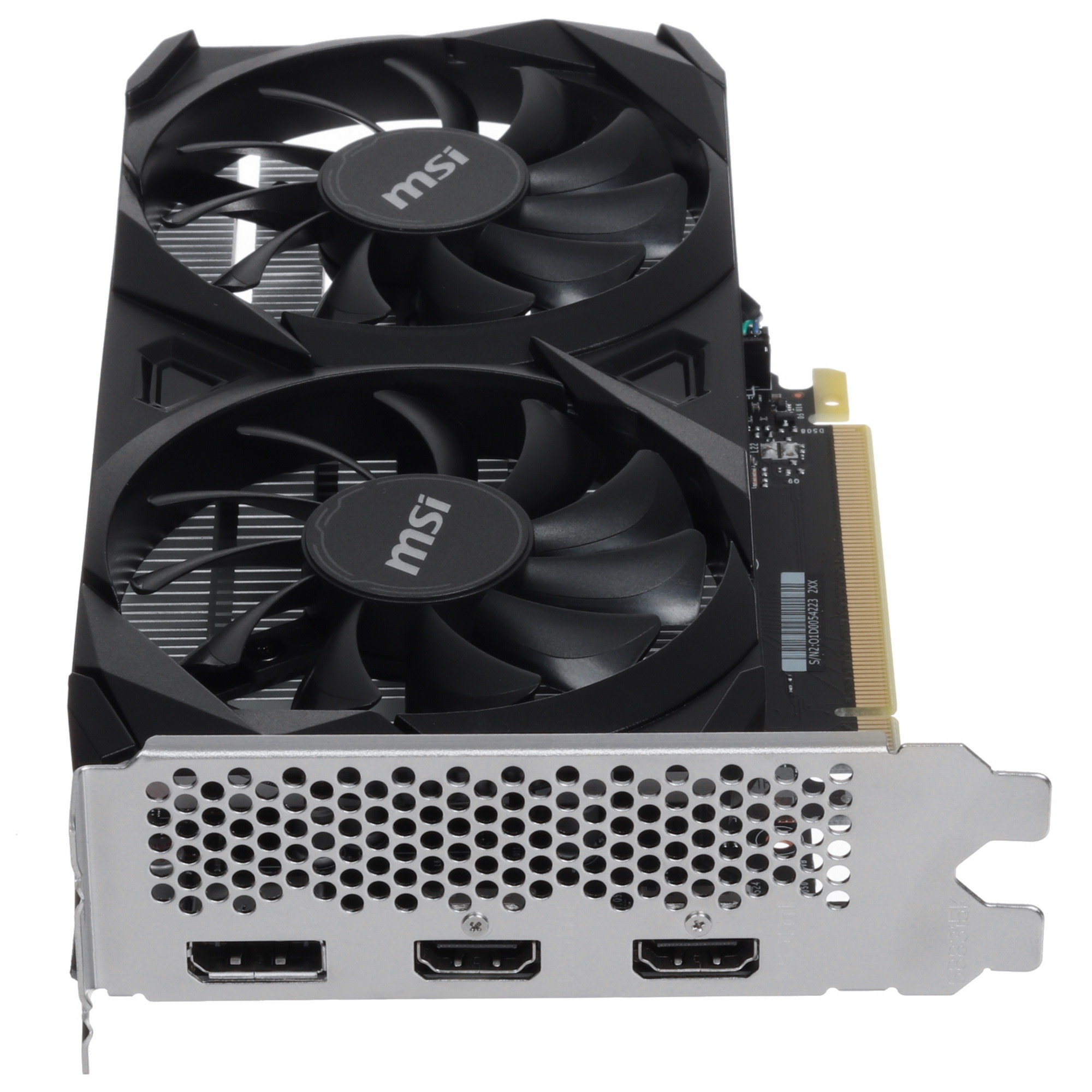 Видеокарта MSI RTX3050 VENTUS 2X E 6G OC NVIDIA RTX 3050 6Gb,  GDDR6, PCI-E 4.0, HDMIx2  DPx1 HDCP