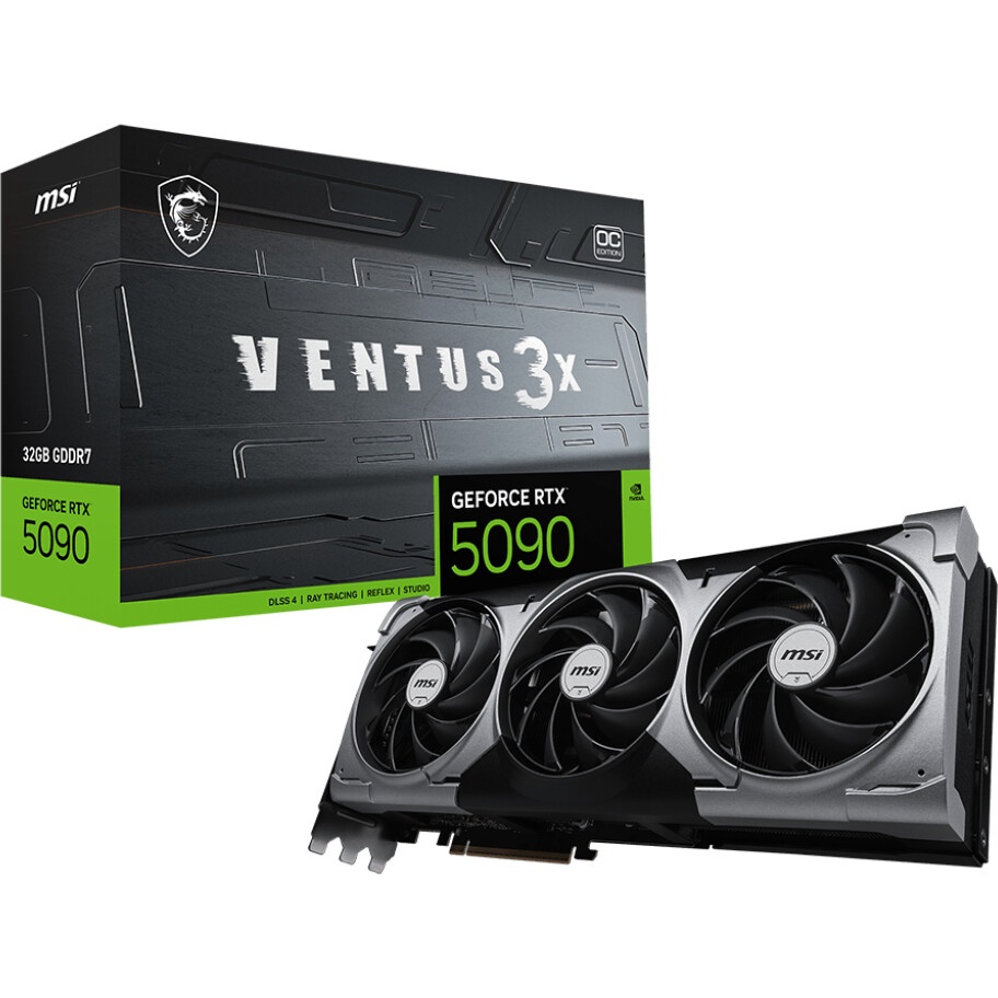 Видеокарта MSI GeForce RTX 5090 32G VENTUS 3X OC