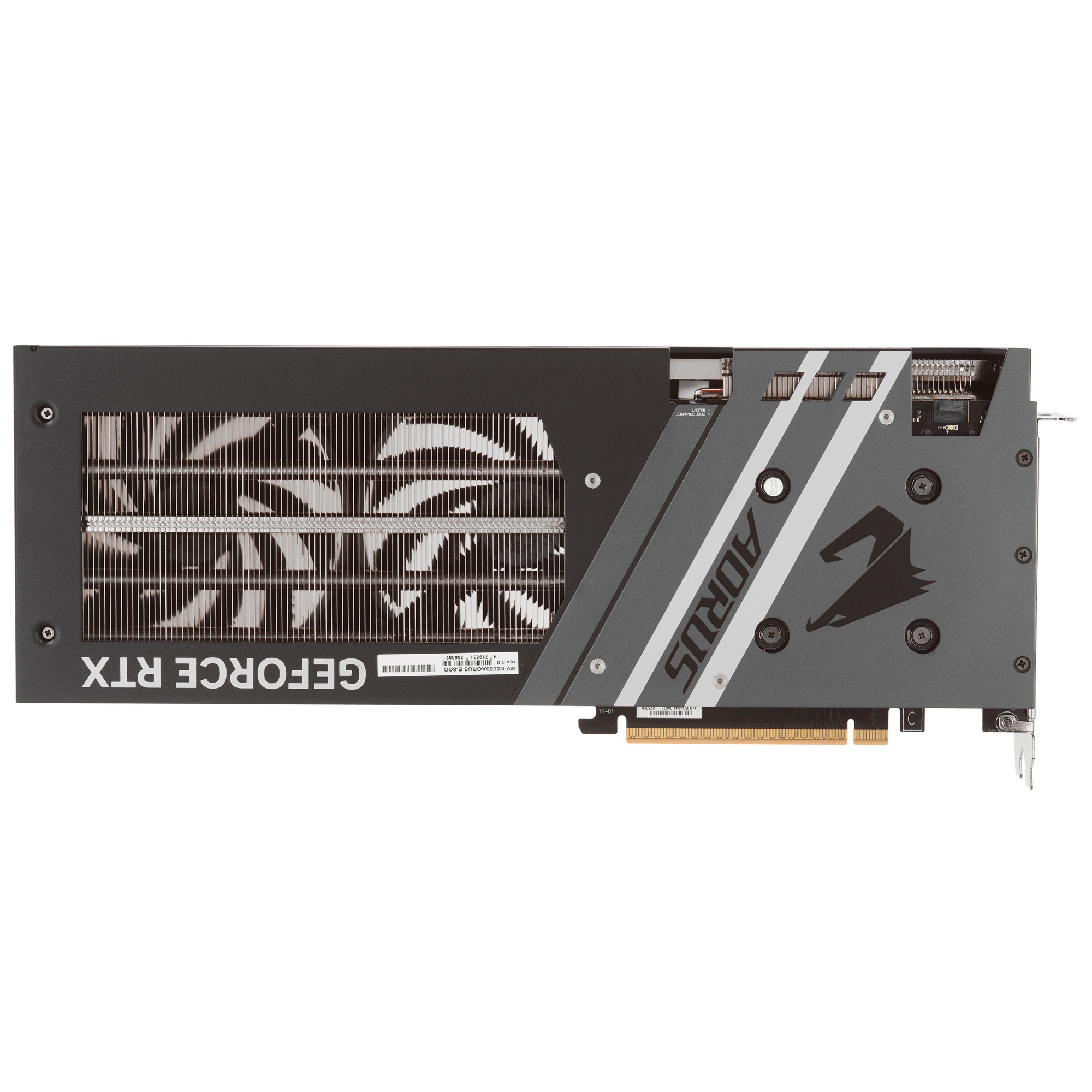 Видеокарта Gigabyte PCI-E 5.0 GV-N5060AORUS E-8GD 1.0 NVIDIA GeForce RTX 5060 8Gb 128bit GDDR7 2722/