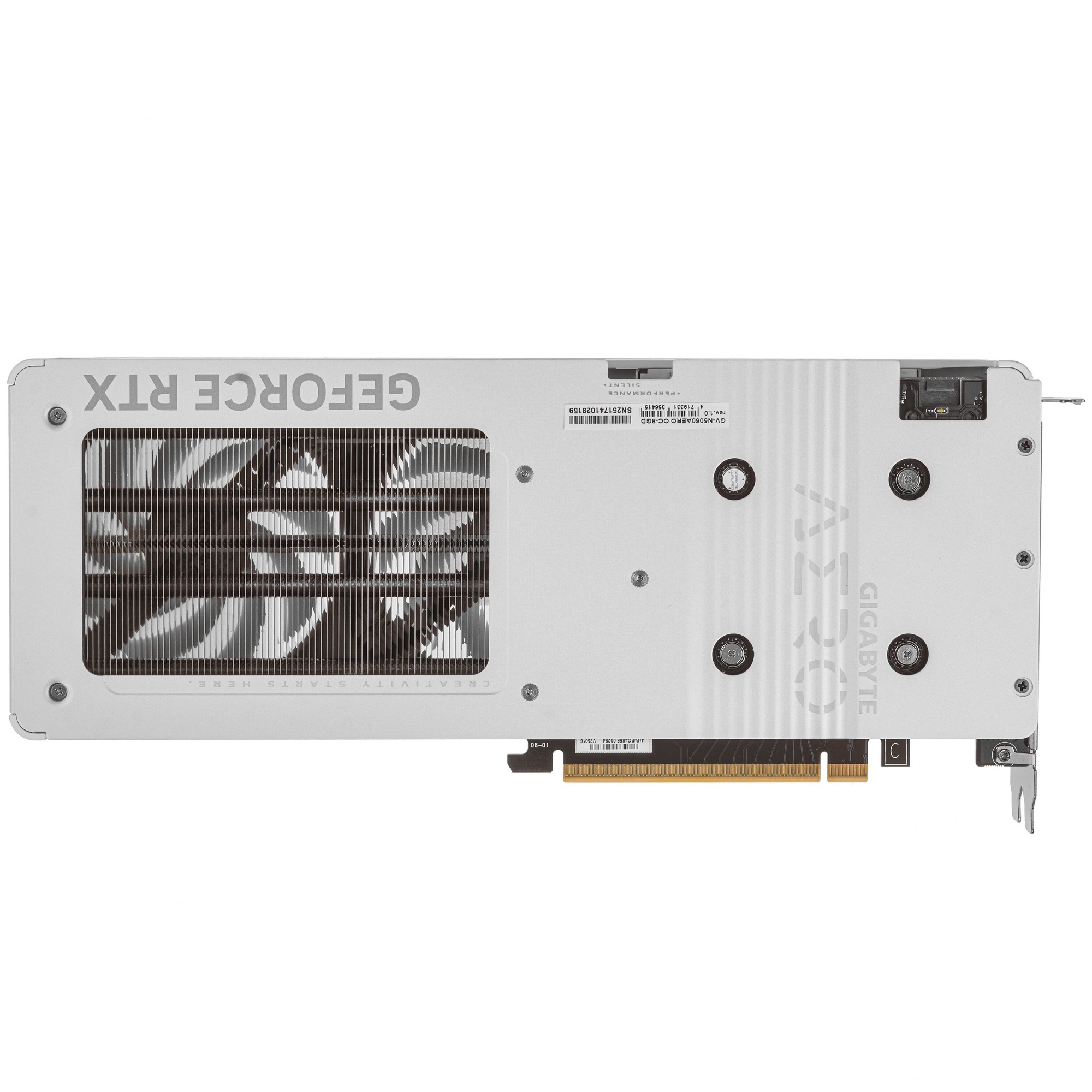 Видеокарта Gigabyte PCI-E 5.0 GV-N5060AERO OC-8GD 1.0 NVIDIA GeForce RTX 5060 8Gb 128bit GDDR7 2595/