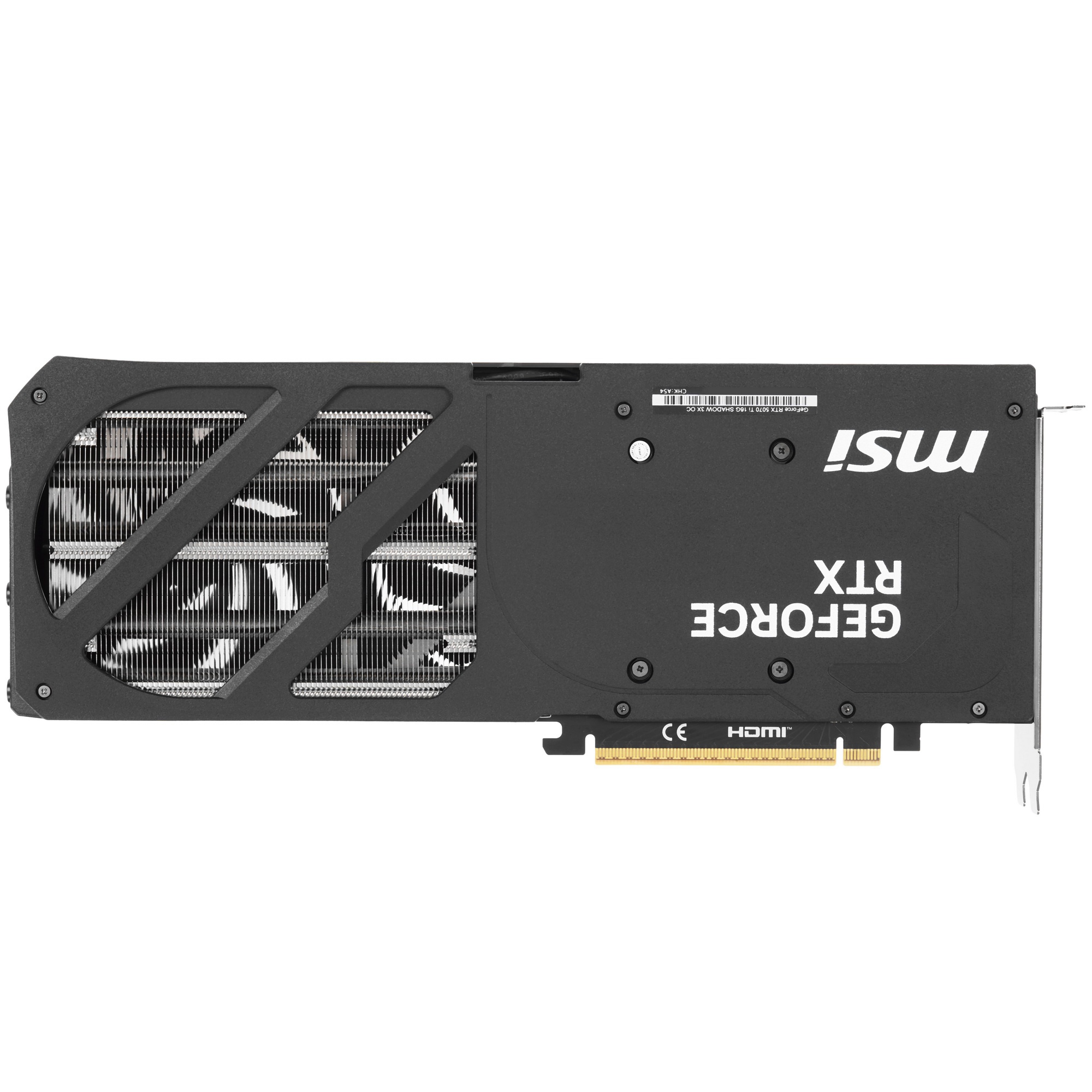 Видеокарта MSI PCIE16 RTX5070TI 16GB RTX 5070 Ti 16G SHADOW 3X OC