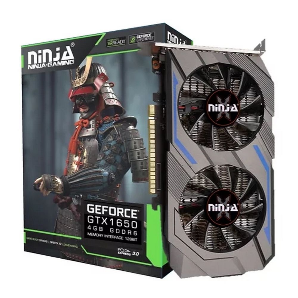 Видеокарта Sinotex Ninja GTX1650 NK165DF46F PCIE (896SP) 4G 128BIT GDDR6 (DVI/HDMI/DP)