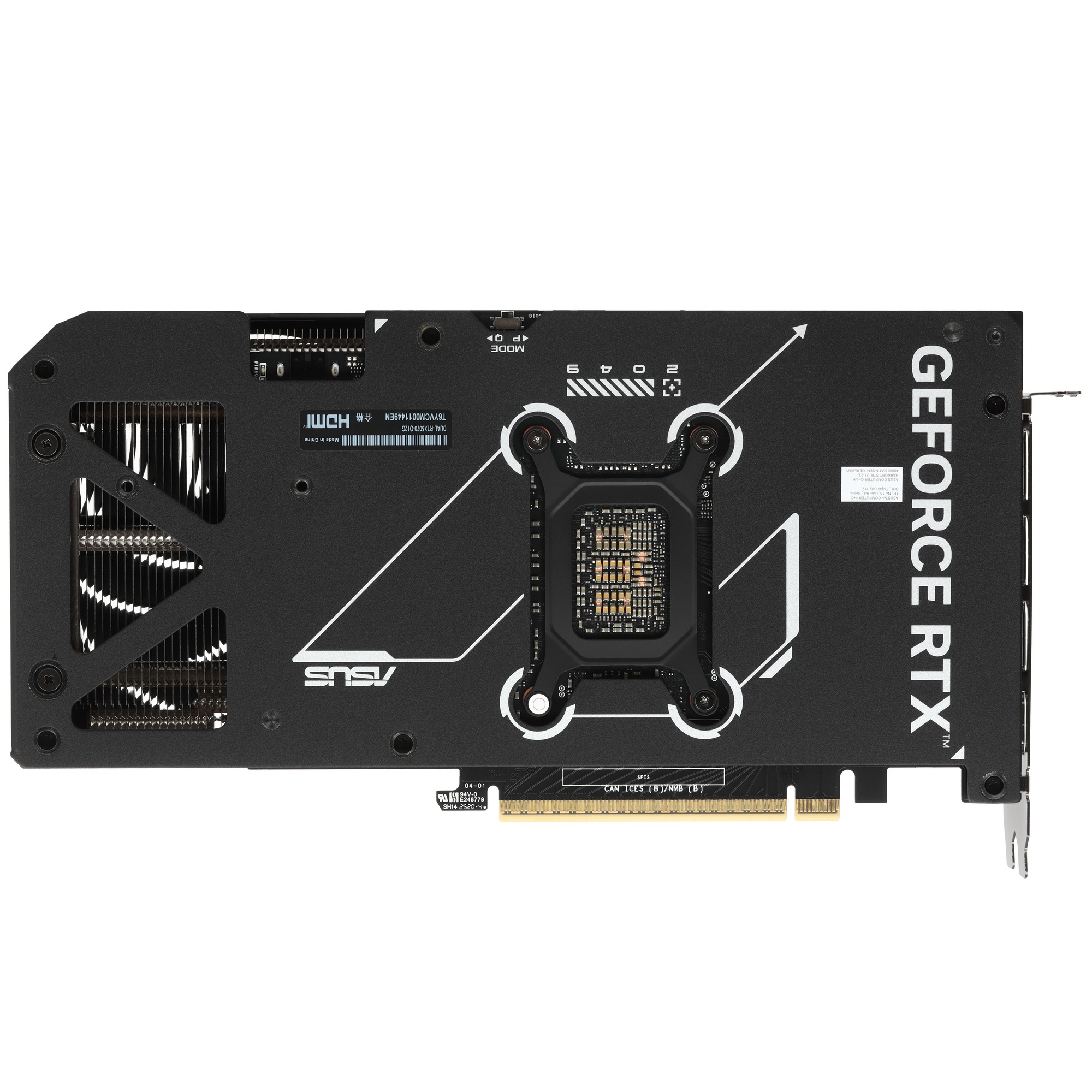 Видеокарта Asus DUAL-RTX5070-O12G