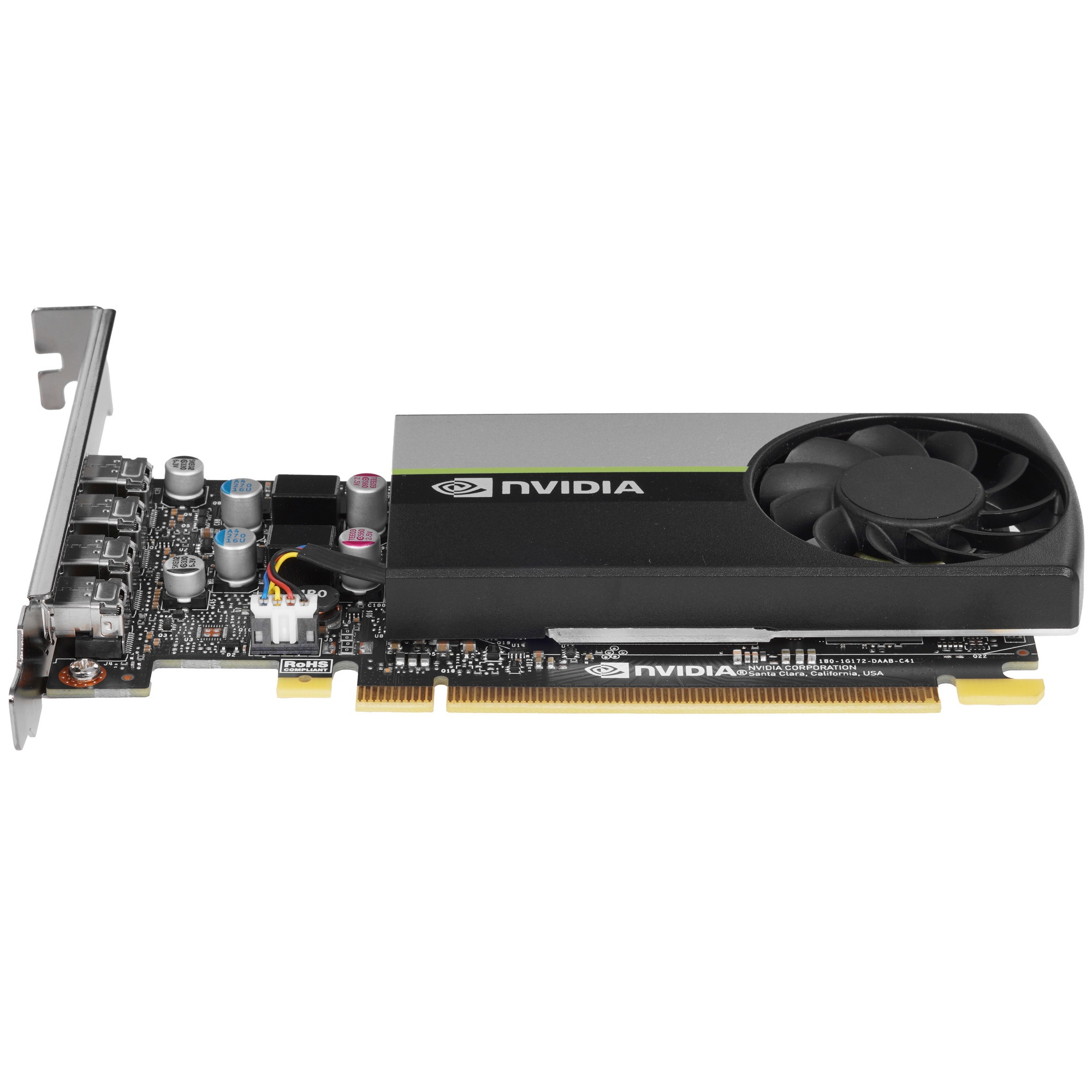 Видеокарта Nvidia Quadro T1000 4GB, FH bracket, 1 year