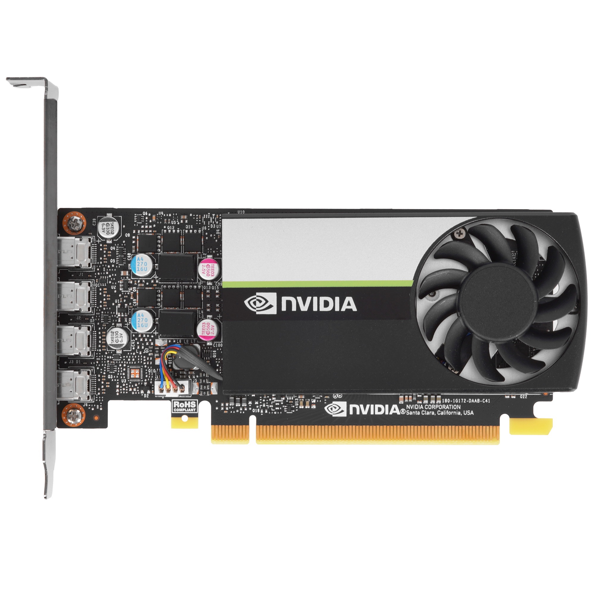 Видеокарта Nvidia Quadro T1000 4GB, FH bracket, 1 year