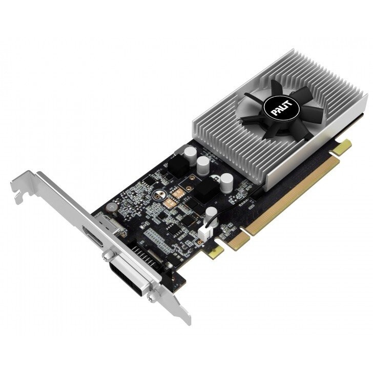 Видеокарта Palit PA-GT1030 2GD4 nVidia GeForce GT 1030 2048Mb PCI-E 64bit DDR4 1151/2100 DVIx1/HDMIx