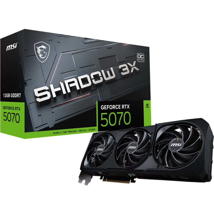 Видеокарта MSI GeForce RTX 5070 12G GAMING TRIO