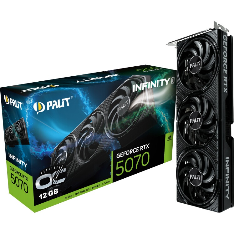 Видеокарта MSI GeForce RTX 5070 12G GAMING TRIO