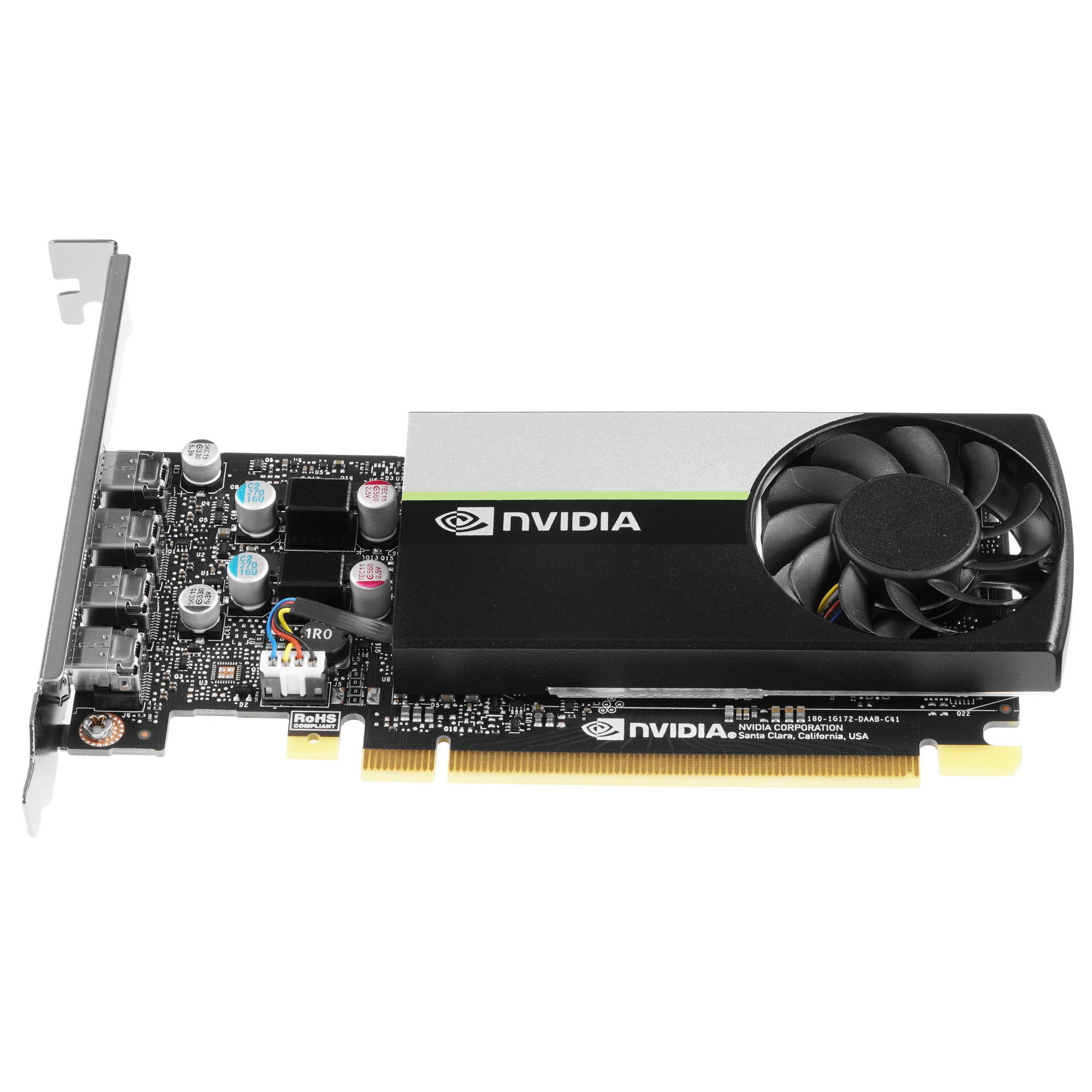 Видеокарта Nvidia Quadro T1000 8GB GDDR6 128-bit 4 x mDP; RTL