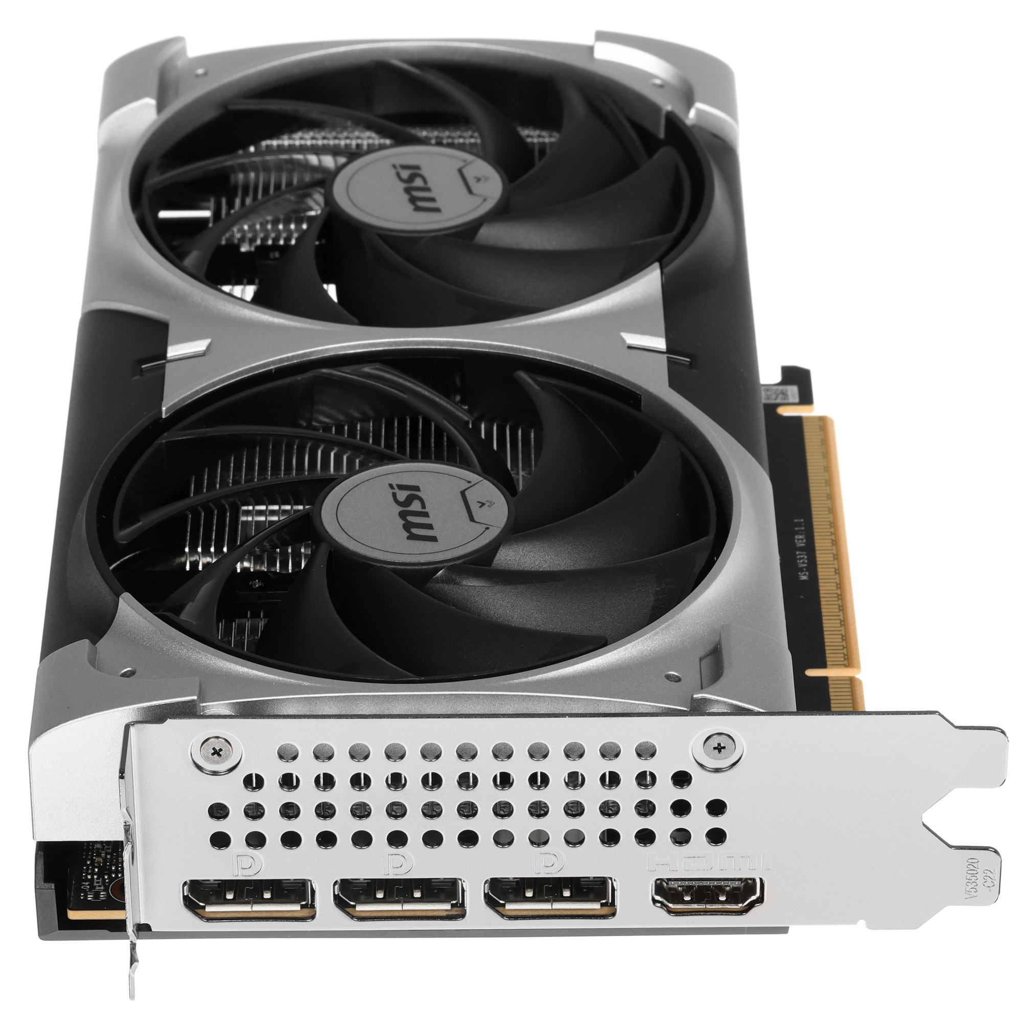 Видеокарта MSI PCI-E 5.0 RTX 5060 8G VENTUS 2X NVIDIA GeForce RTX 5060 8Gb 256bit GDDR7 2497/28000 H