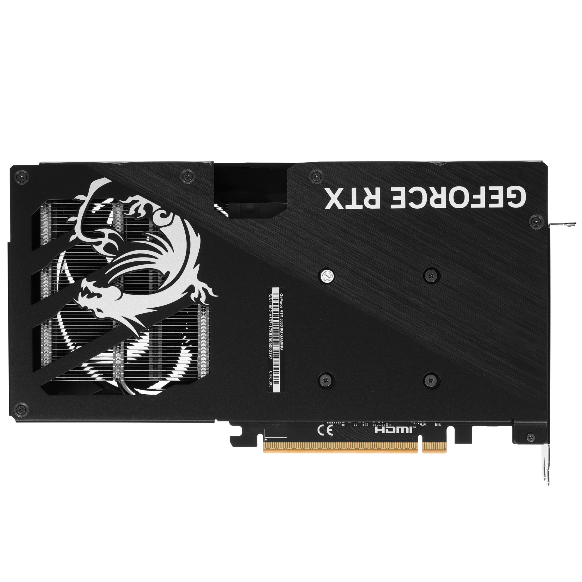 Видеокарта MSI PCI-E 5.0 RTX 5060 8G GAMING NVIDIA GeForce RTX 5060 8Gb 128bit GDDR7 2497/28000 HDMI