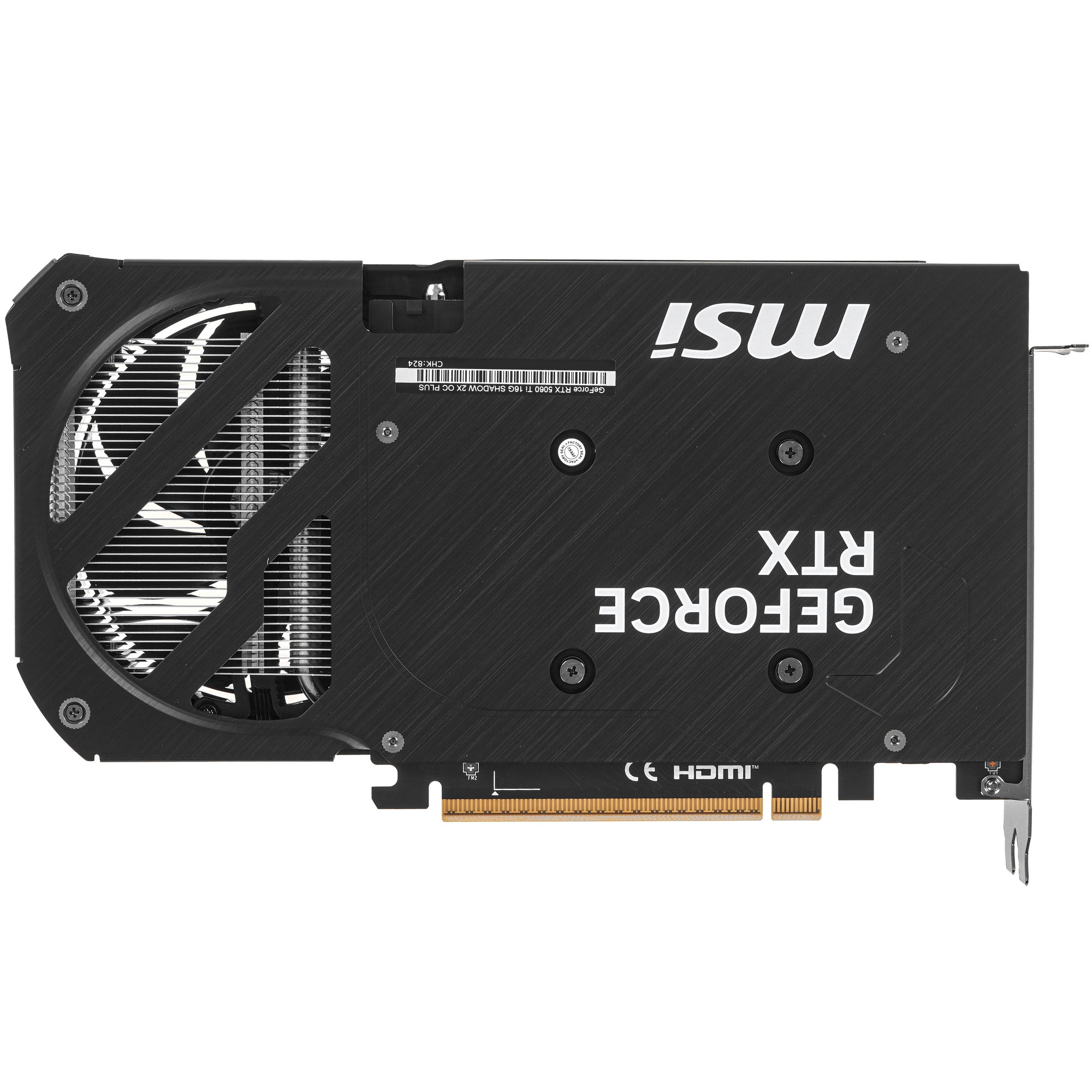 Видеокарта MSI RTX 5060 Ti 16G SHADOW 2X OC PLUS