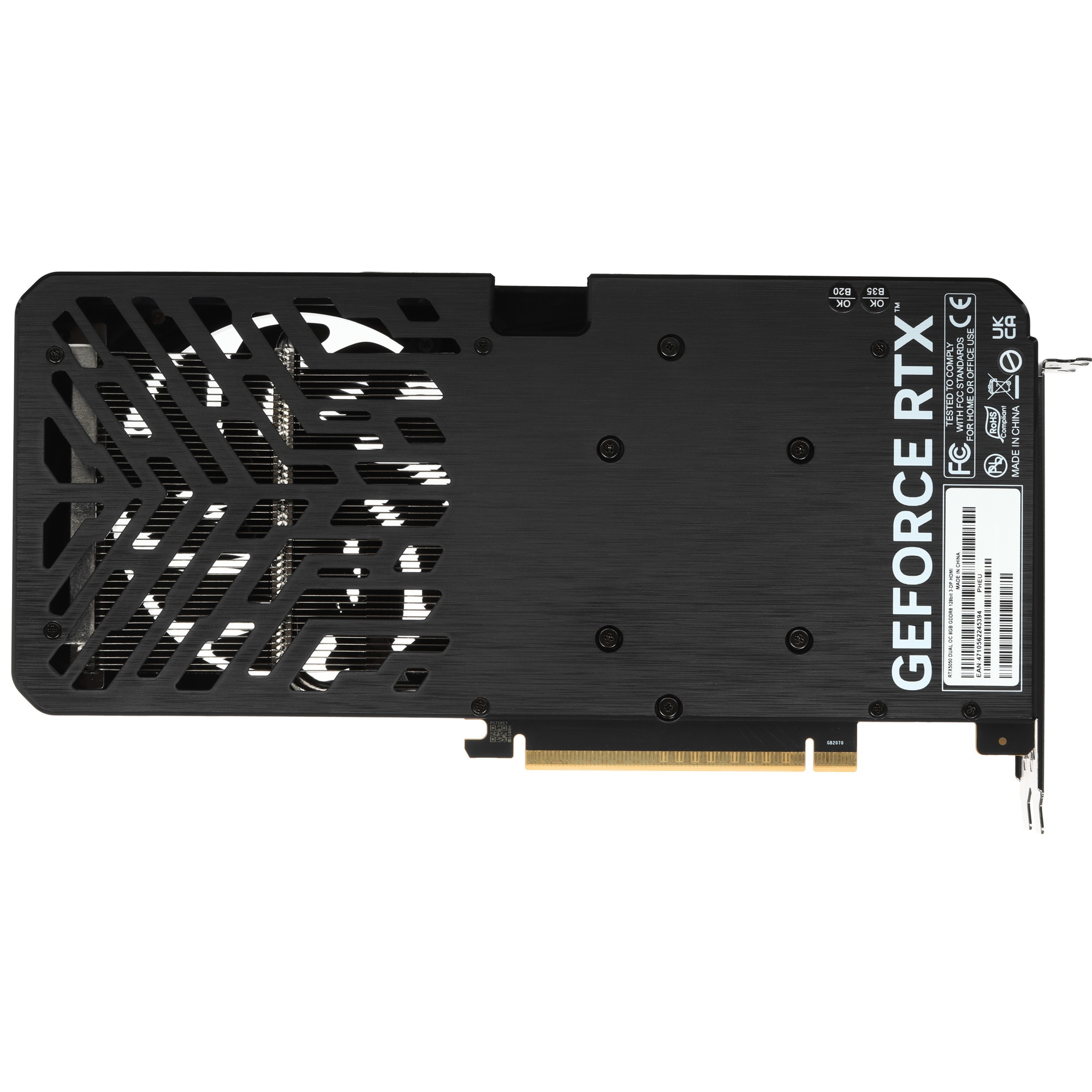 Видеокарта Palit PCIE16 RTX5050 8GB PA-RTX5050 DUAL OC 8GB