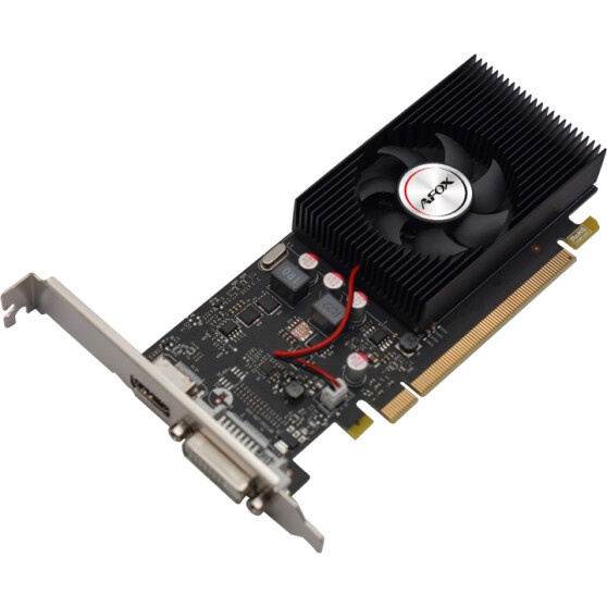 Видеокарта CBR GT1030 2Gb GDDR5, 64bit, 1228-1468Mhz, 1*HDMI + 1*DVI, 30W, Ret VGA-STX1030-2G-RTL