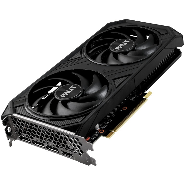 Видеокарта Palit RTX4060TI DUAL OC NVIDIA GeForce RTX 4060TI 8192Mb PCI-E 4.0 128 GDDR6 2685/9000 HD