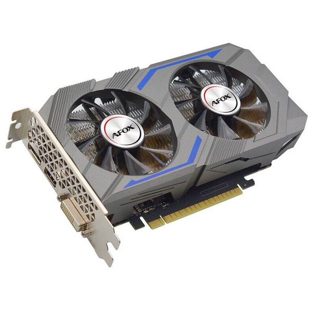 Видеокарта AFOX NVIDIA GeForce GTX 1650 4 Гб GDDR6 128 бит PCIE 3.0 16x Memory 12000 МГц GPU 1485 МГ