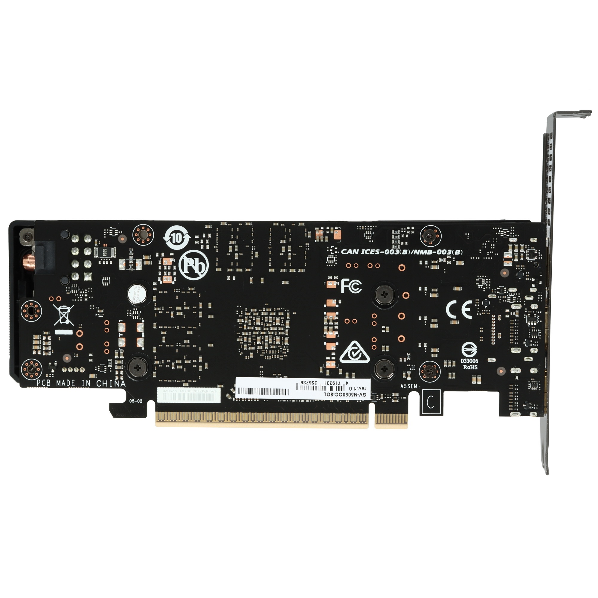 Видеокарта Gigabyte RTX5050 OC Low Profile 8GB GDDR6 128bit 2xDP 2xHDMI 3FAN LP RTL