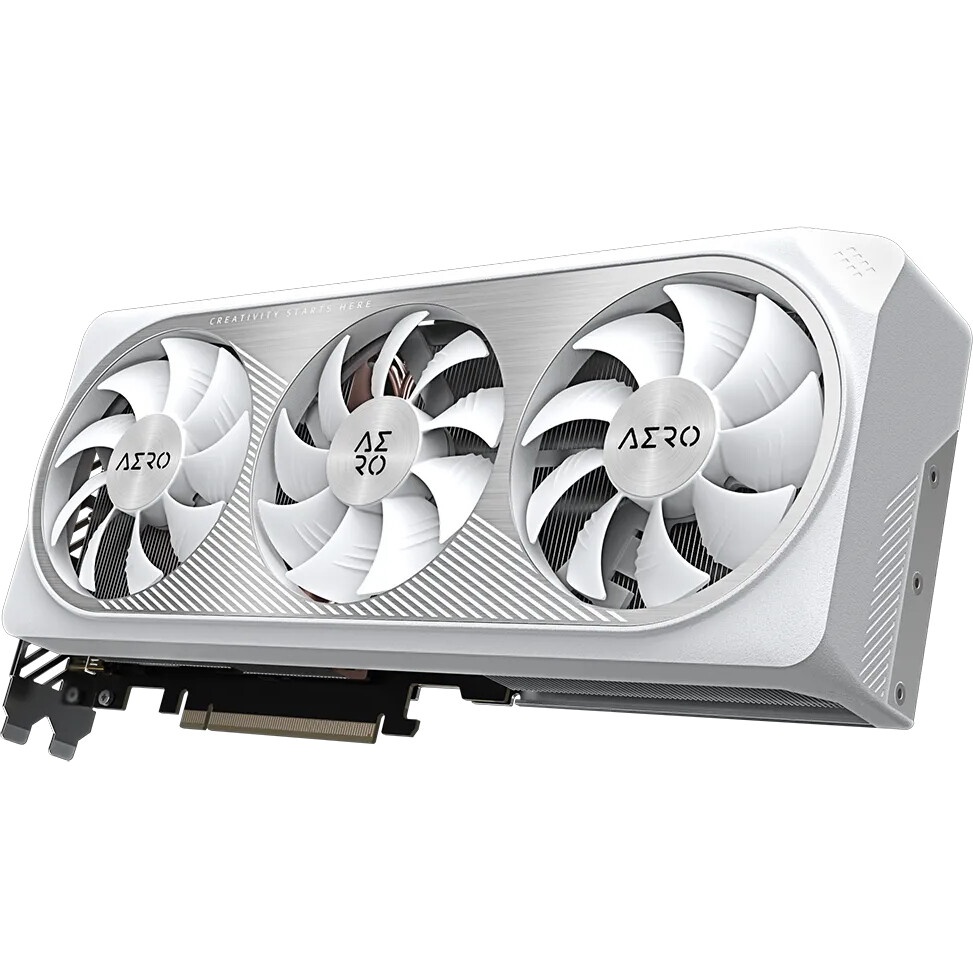 Видеокарта Gigabyte RTX4070SUPER AERO OC 12GB RTX4070Super 12Gb 192bit GDDR6X 2610/21000 HDMIx1 DPx3