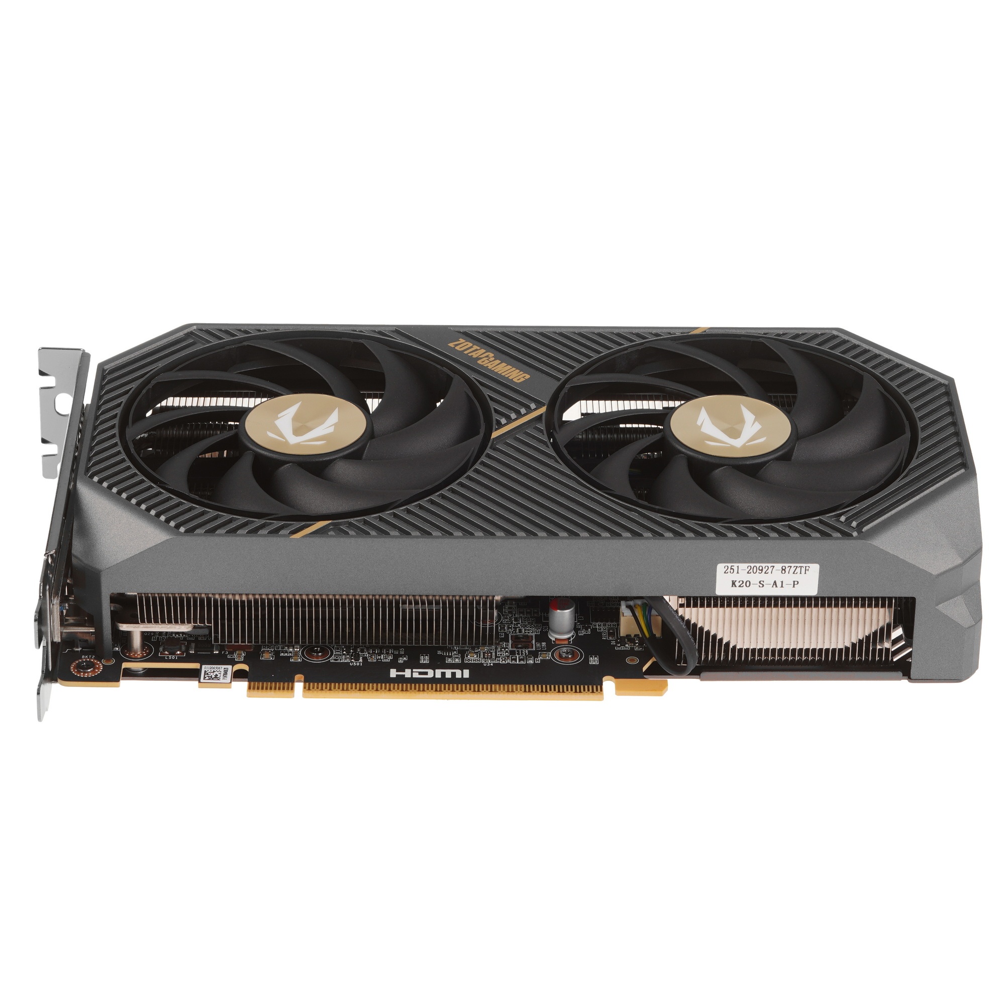 Видеокарта Zotac RTX5060 AMP 8GB GDDR7 128bit 3xDP HDMI 2FAN MEDIUM PACK