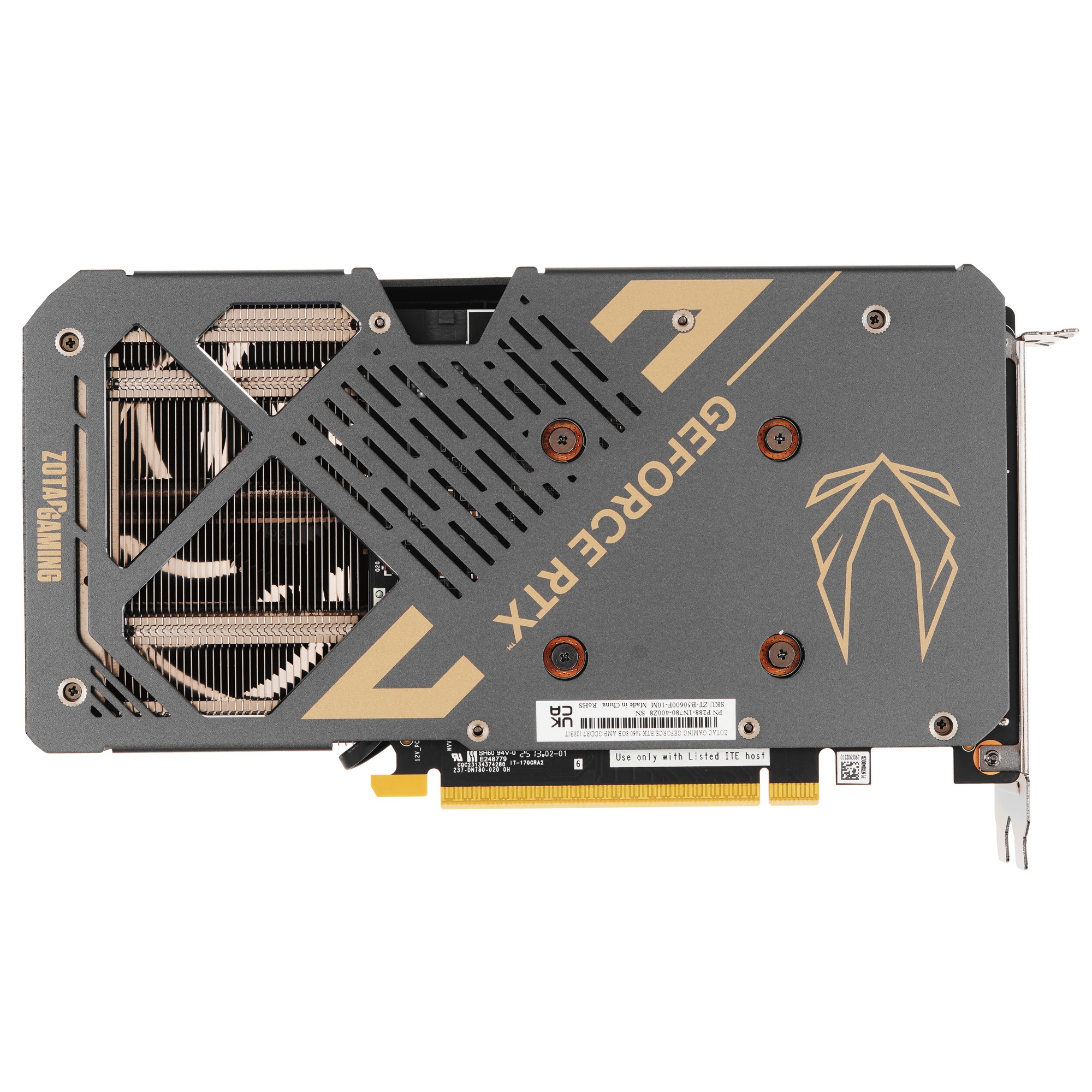 Видеокарта Zotac RTX5060 AMP 8GB GDDR7 128bit 3xDP HDMI 2FAN MEDIUM PACK