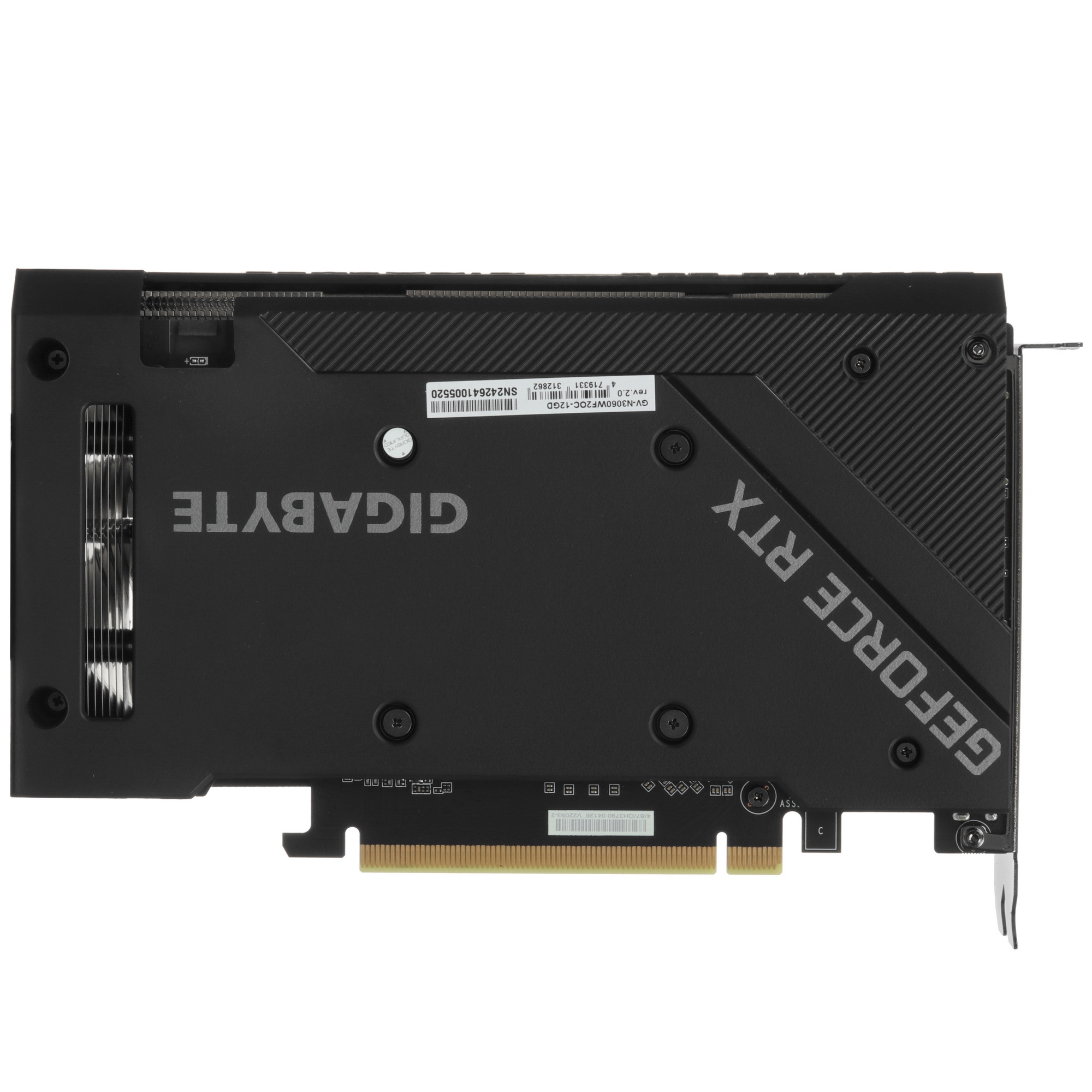 Видеокарта Gigabyte RTX3060 WINDFORCE OC 12GB GDDR6 192bit 2xDP 2xHDMI 2FAN (GV-N3060WF2OC-12GD)