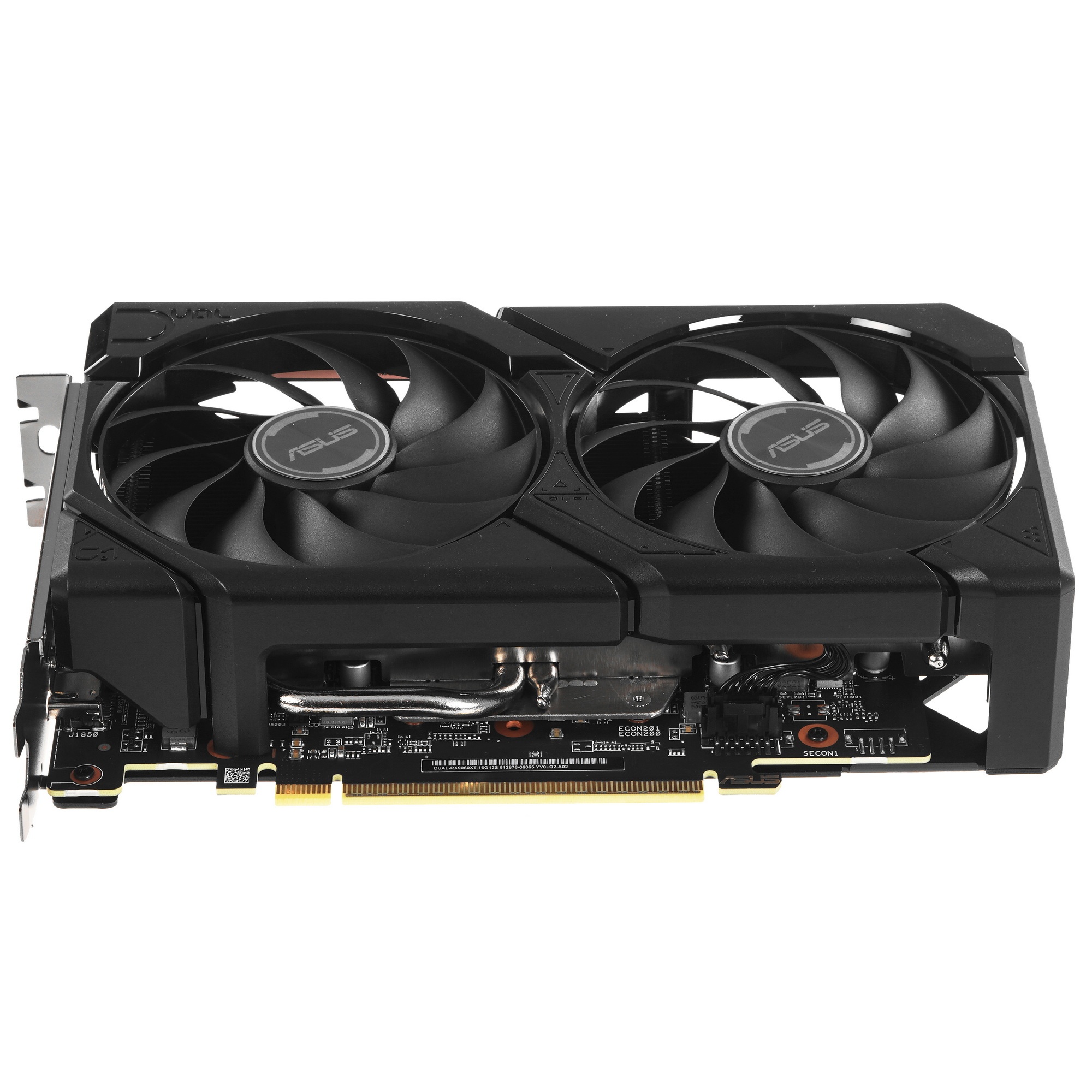 Видеокарта Asus PCI-E 5.0 DUAL-RX9060XT-16G AMD Radeon RX 9060XT 16Gb 128bit GDDR6 2550/20000 HDMIx1