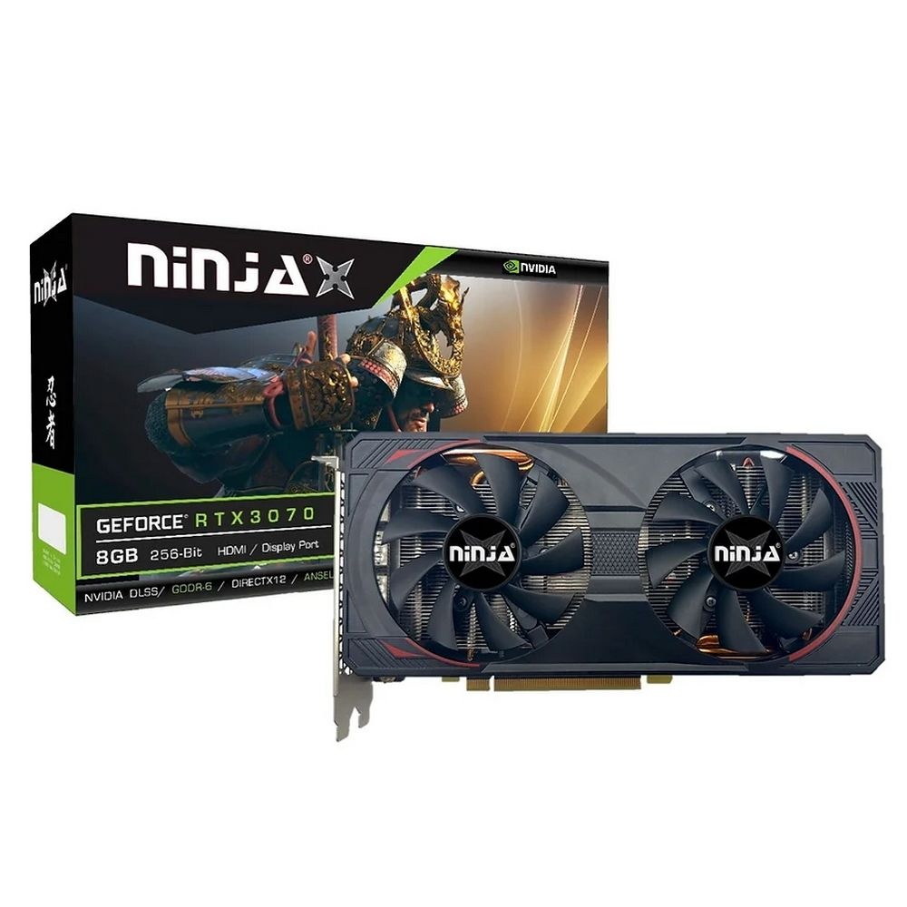 Видеокарта Ninja (Sinotex) Geforce RTX3070 8GB GDDR6 256-bit HDMI DPx3
