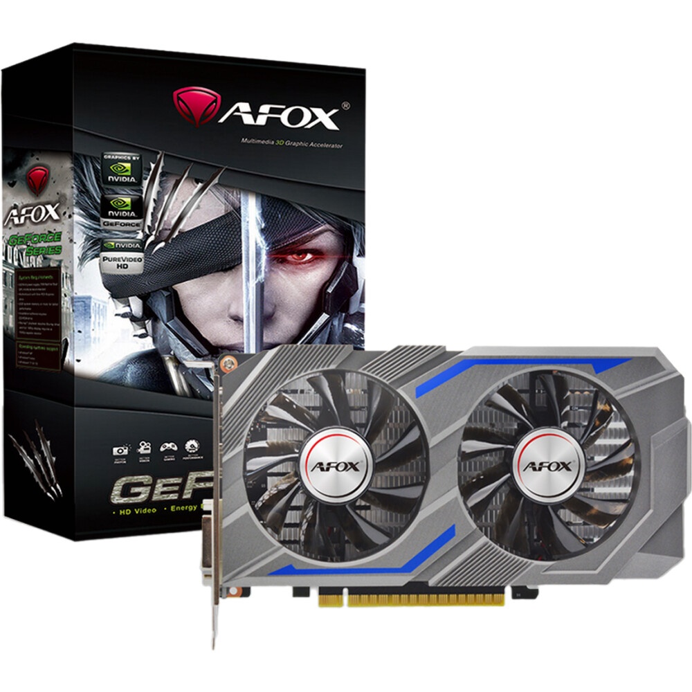 Видеокарта AFOX  Geforce GTX1650 SUPER 4GB GAMING GDDR6 128Bit DP DVI/HDMI ATX 2FAN (AF1650S-4096D6H