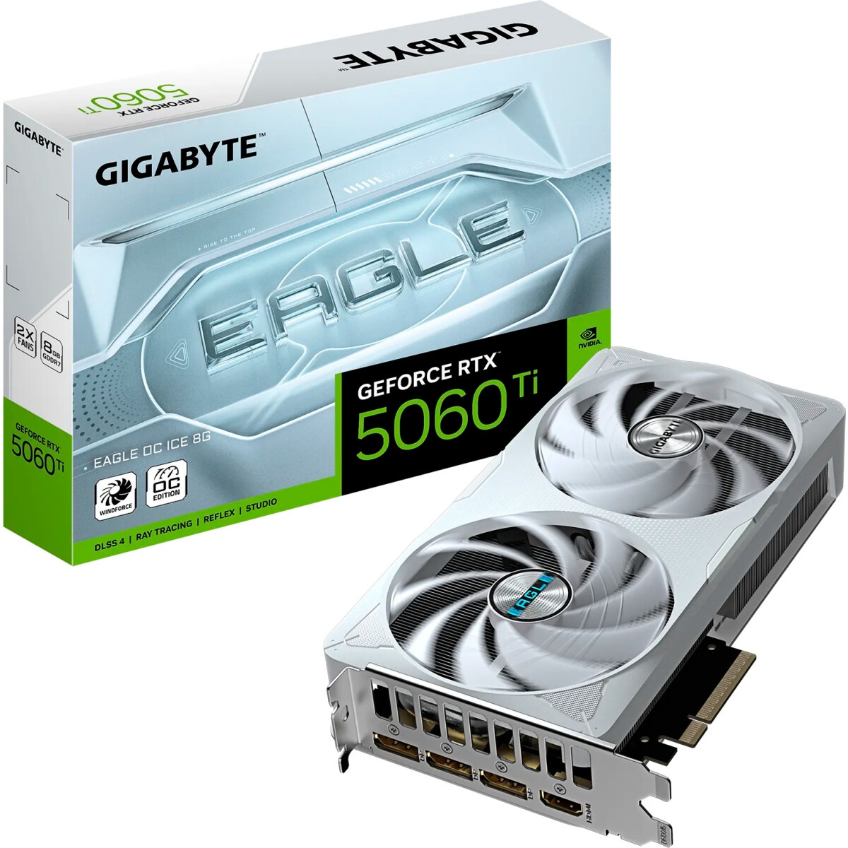 Видеокарта Gigabyte PCI-E 5.0 GV-N506TWF2MAX-8GD NVIDIA GeForce RTX 5060TI 8Gb 128bit GDDR7 2587/280
