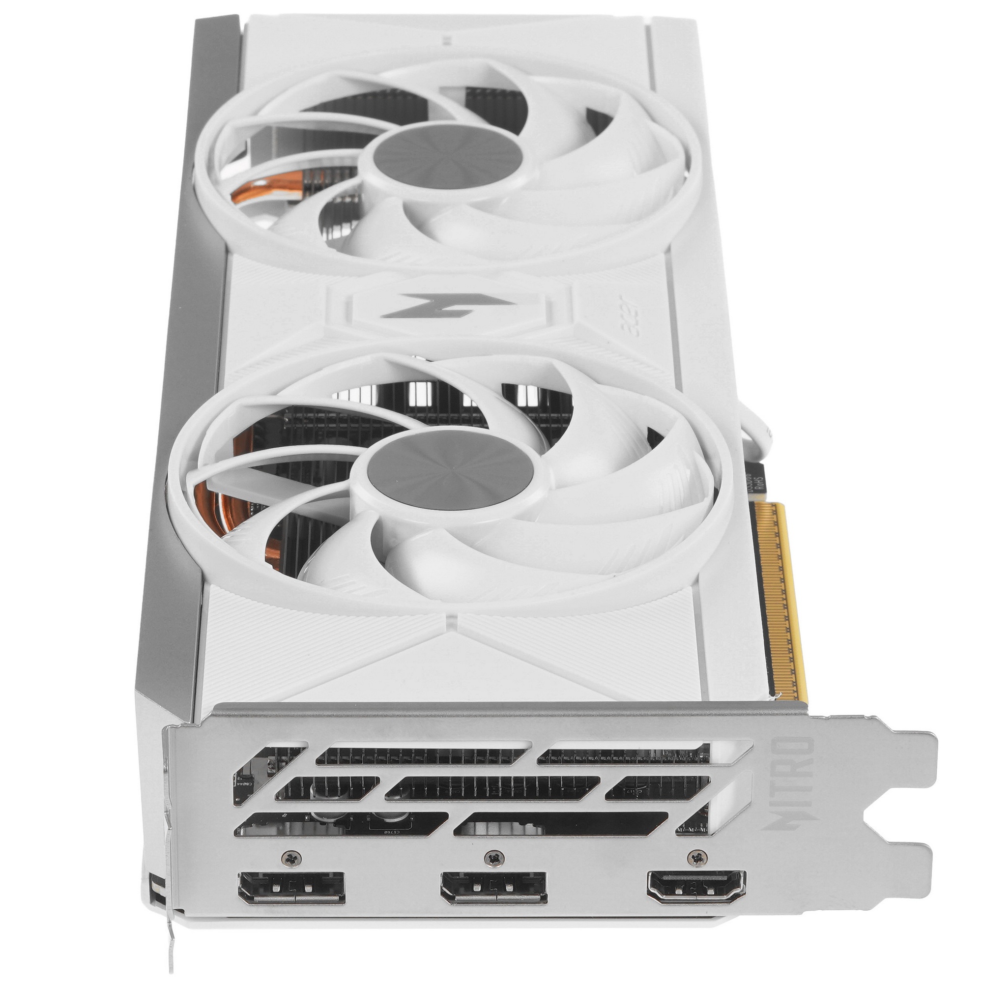 Видеокарта Acer RX9060XT NITRO WHITE OC 8GB GDDR6 128bit 2xDP HDMI 2FAN RTL