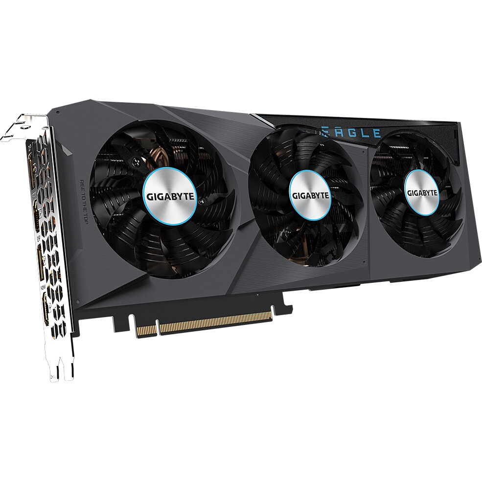 Видеокарта Gigabyte RTX3070 EAGLE OC 8G 2.0 LHR 256 GDDR6 1770/14000 HDMIx2 DPx2 HDCP RTL