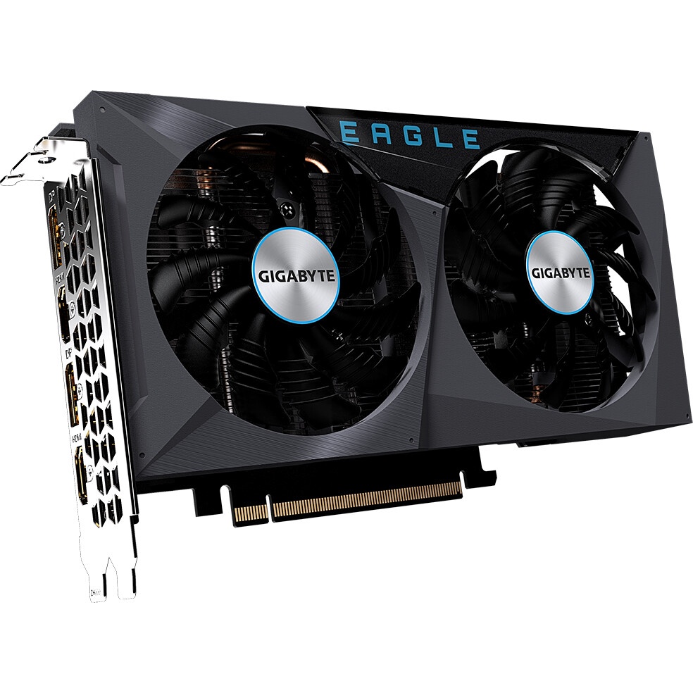 Видеокарта Gigabyte GV-N3050EAGLE OC-8GD PCI-E 4.0 128bit GDDR6 1792/14000 HDMIx2 DPx2 HDCP Ret