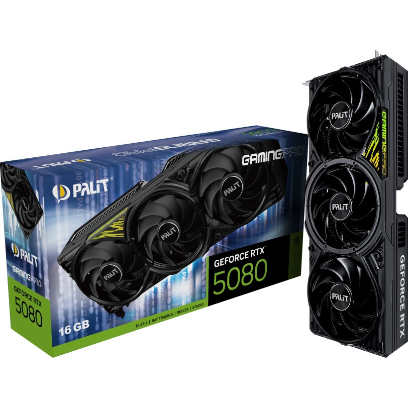 Видеокарта Palit PCI-E 5.0 PA-RTX5080 INFINITY 3 NVIDIA GeForce RTX 5080 16Gb 256bit GDDR7 2295/3000