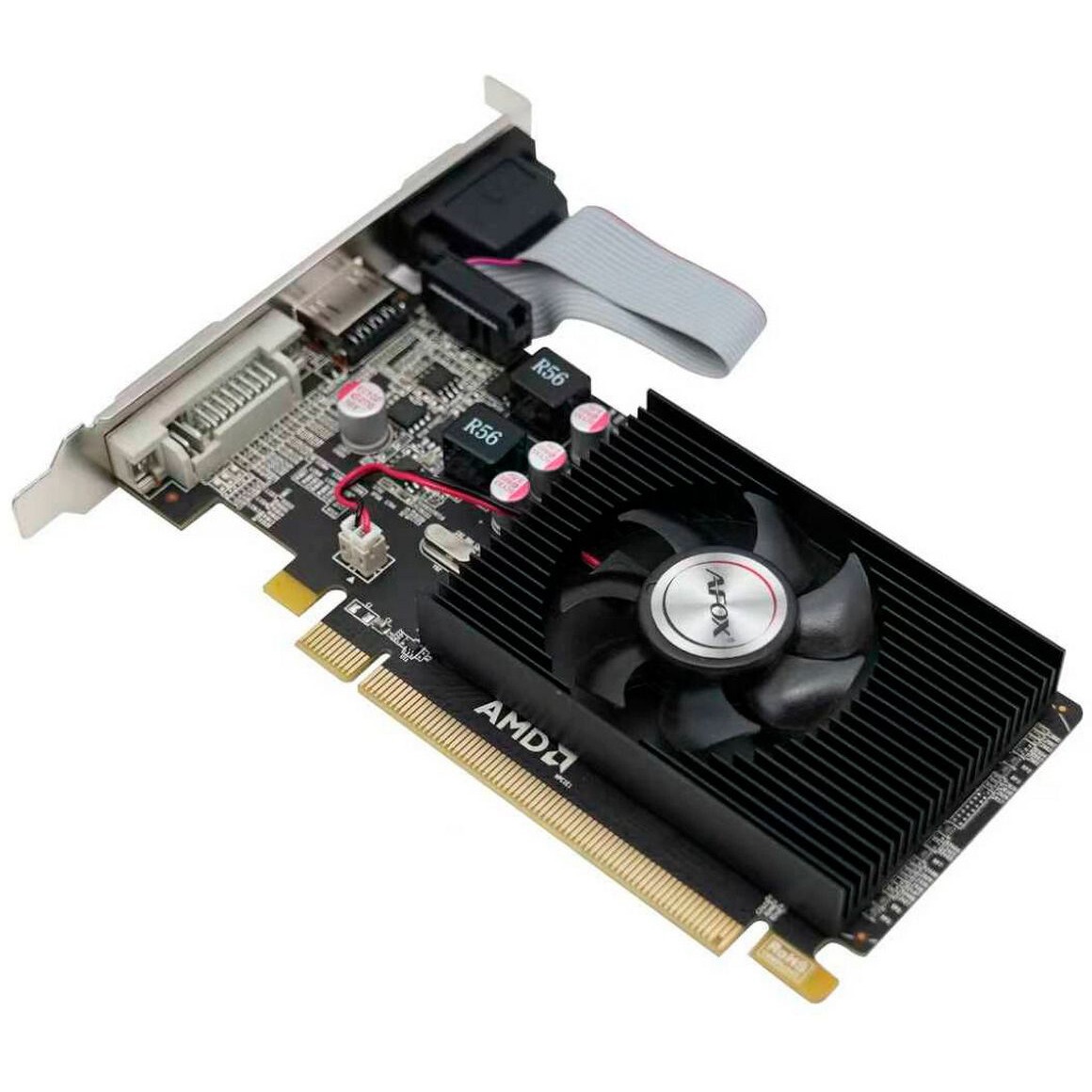 Видеокарта Afox R5 230 2GB DDR3 64bit DVI HDMI 1FAN LP RTL