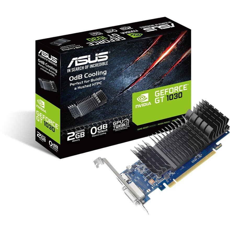 Видеокарта NVIDIA GeForce GT 1030 ASUS 2GB (GT1030-2G-BRK)