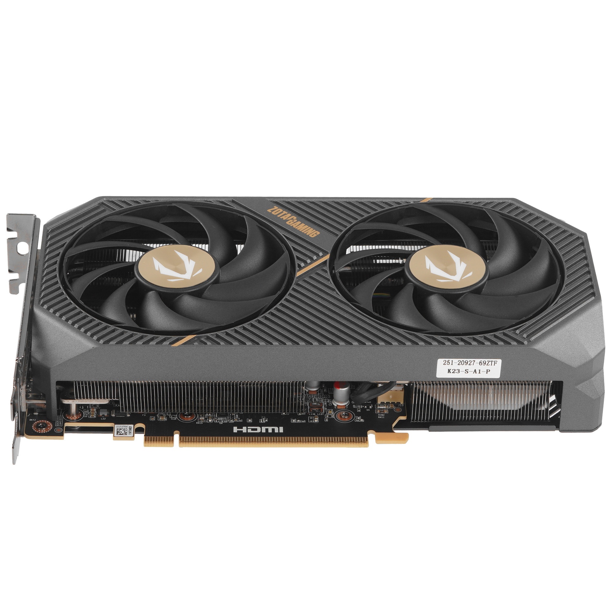 Видеокарта Zotac PCI-E 5.0 RTX 5060TI 16GB AMP NVIDIA GeForce RTX 5060TI 16Gb 128bit GDDR7 2572/2800