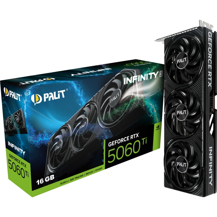 Видеокарта MSI RTX 5060 Ti 16G VENTUS 3X