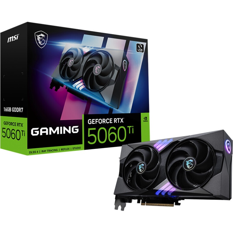 Видеокарта MSI RTX 5060 Ti 16G VENTUS 3X