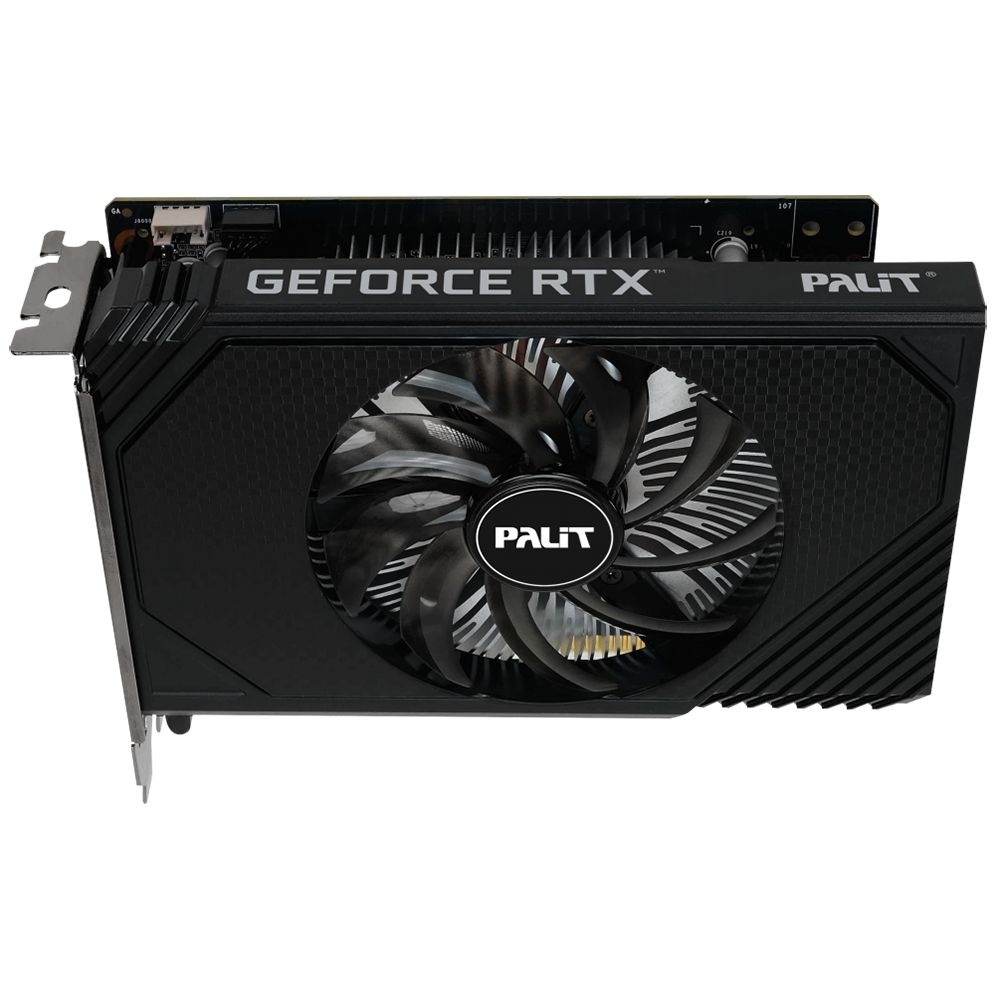Видеокарта Palit RTX3050 STORMX OC 6GB GDDR6 96bit DVI DP HDMI 1FAN ITX RTL