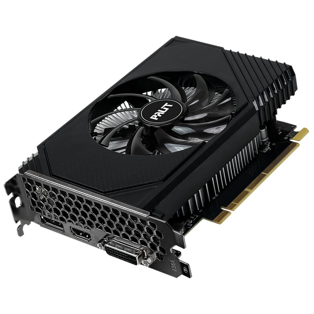 Видеокарта Palit RTX3050 STORMX OC 6GB GDDR6 96bit DVI DP HDMI 1FAN ITX RTL