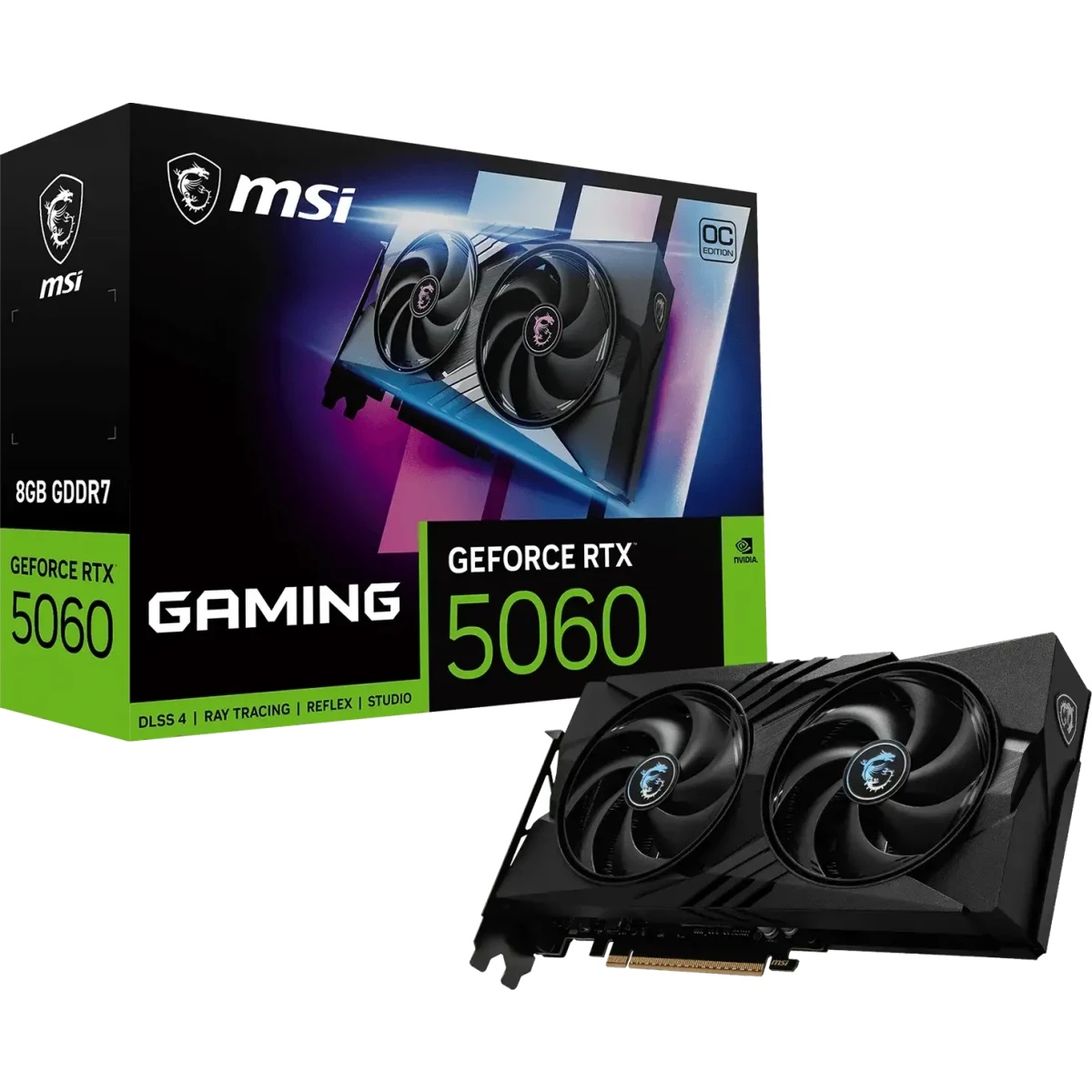 Видеокарта MSI GeForce RTX 5060 8G GAMING OC V1