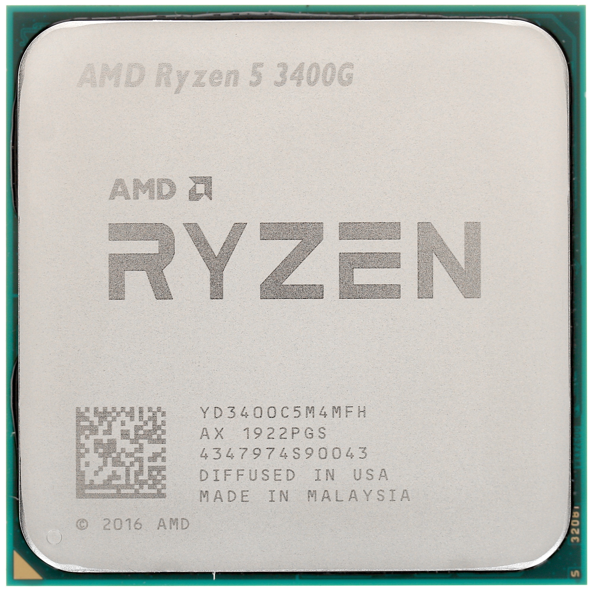 Процессор AMD Ryzen 5 3400G Soc-AM4 3.7GHz OEM