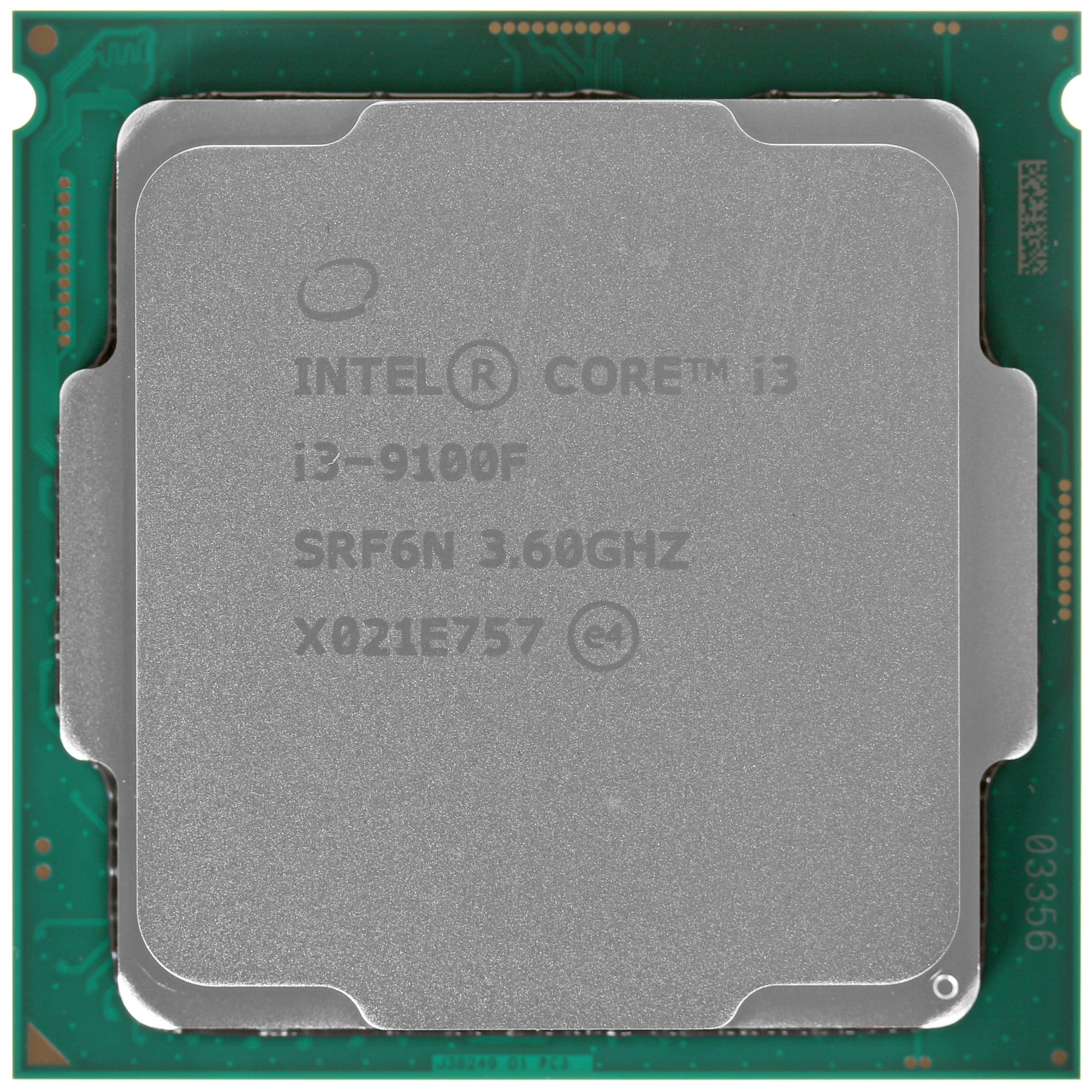 Процессор Intel Original Core i3 9100F Soc-1151v2 (CM8068403377321S RF7W) (3.6GHz) OEM