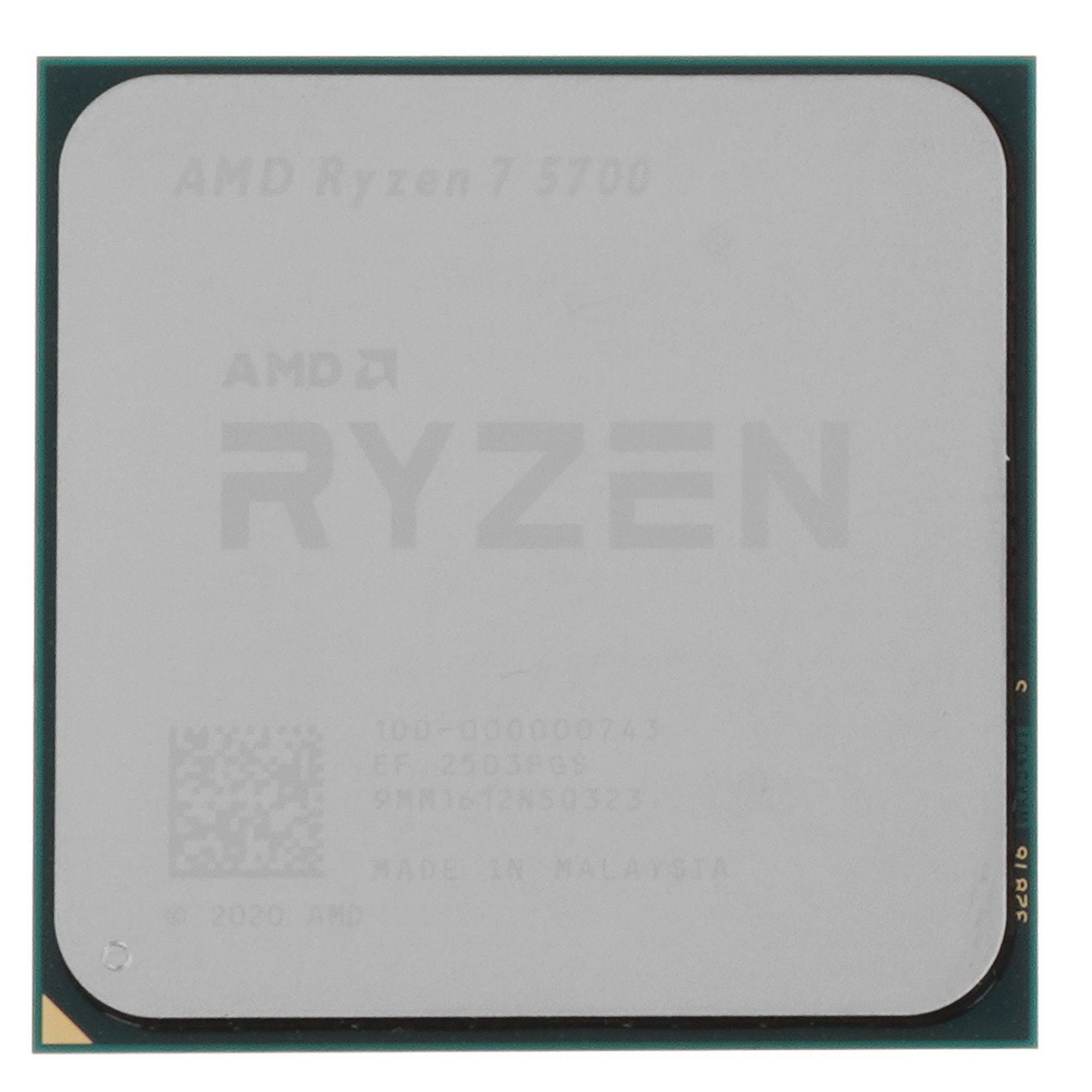 Процессор CPU AMD Ryzen 7 5700 TRAY  (AM4, 3.7GHz up to 4.6GHz/8x512Kb+16Mb, 8C/16T,