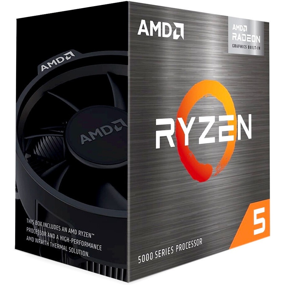 Процессор AMD RYZEN 5 5600GT BOX (Cezanne, 7nm, C6/T12, Base 3,60GHz, Turbo 4,60GHz, Vega 7, L3 16Mb