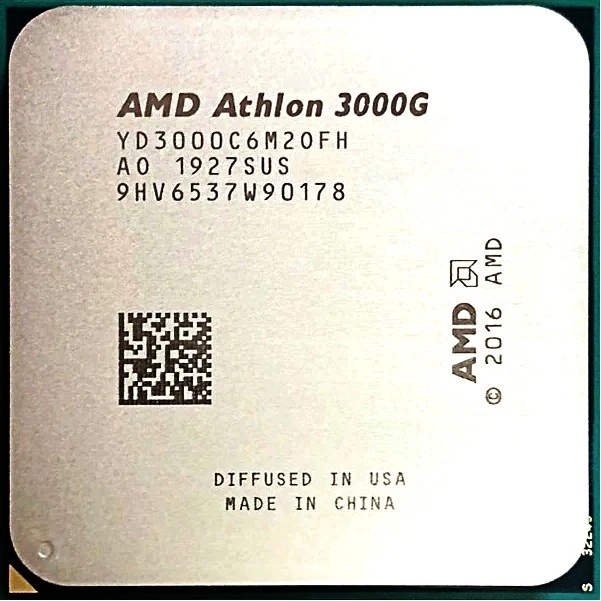 Процессор AMD Athlon 3000G Soc-AM4 3.5GHz OEM