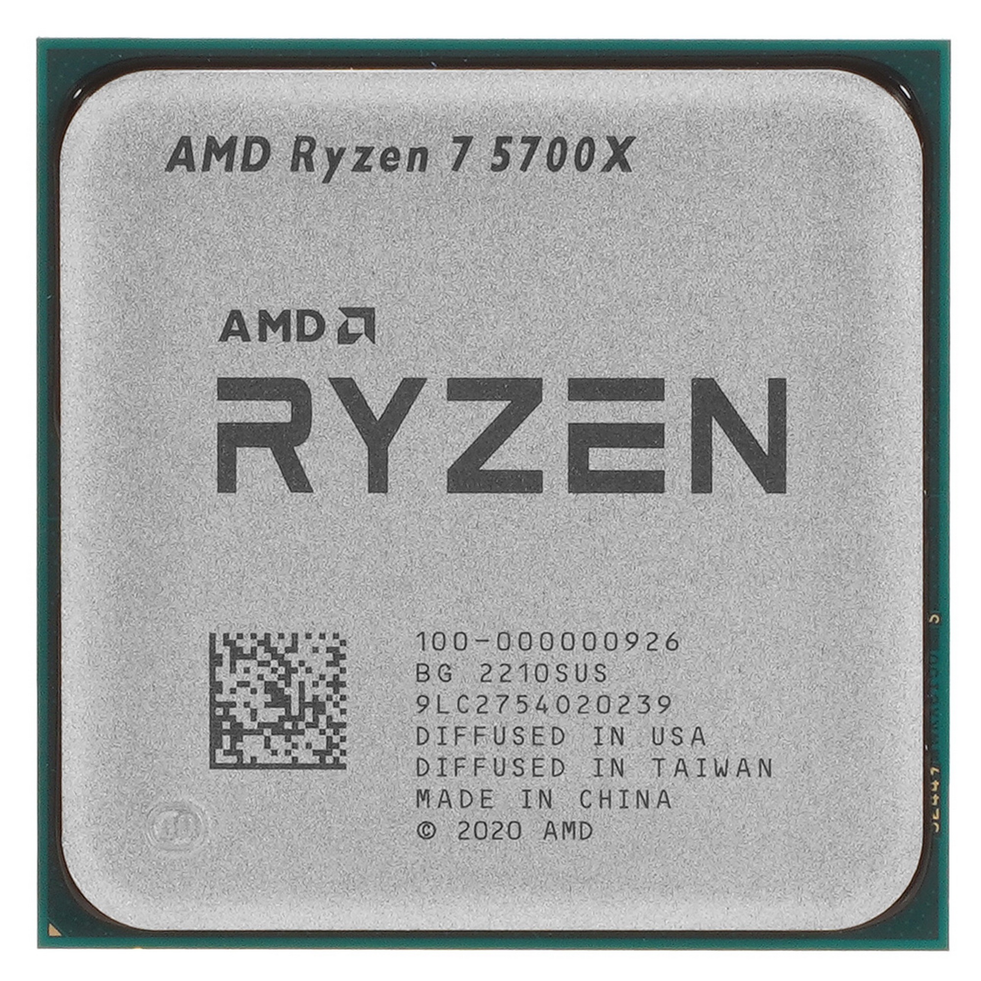 Процессор CPU AMD Ryzen 7 5700X, 100-100000926WOF BOX, 1 year