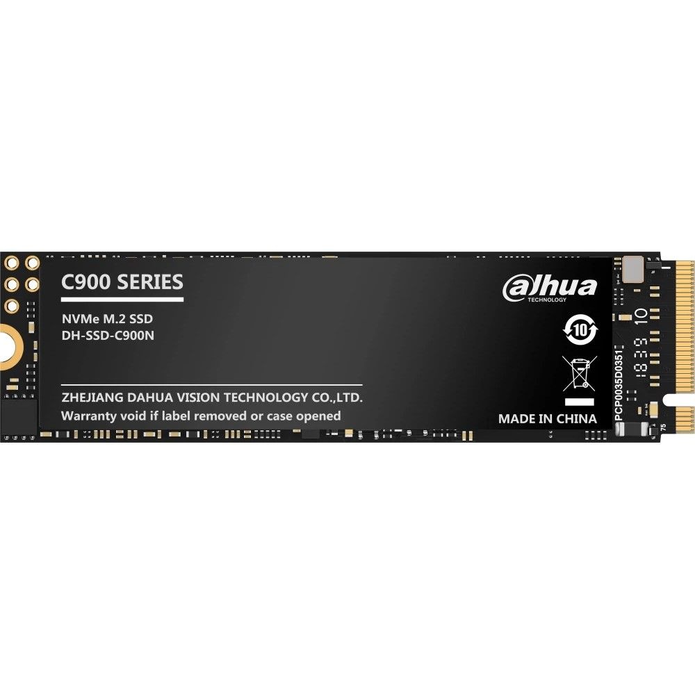 Накопитель SSD Dahua C900, 512Gb, M.2 2280, PCIe 3.0 x4, NVMe, R/W 2000/1500